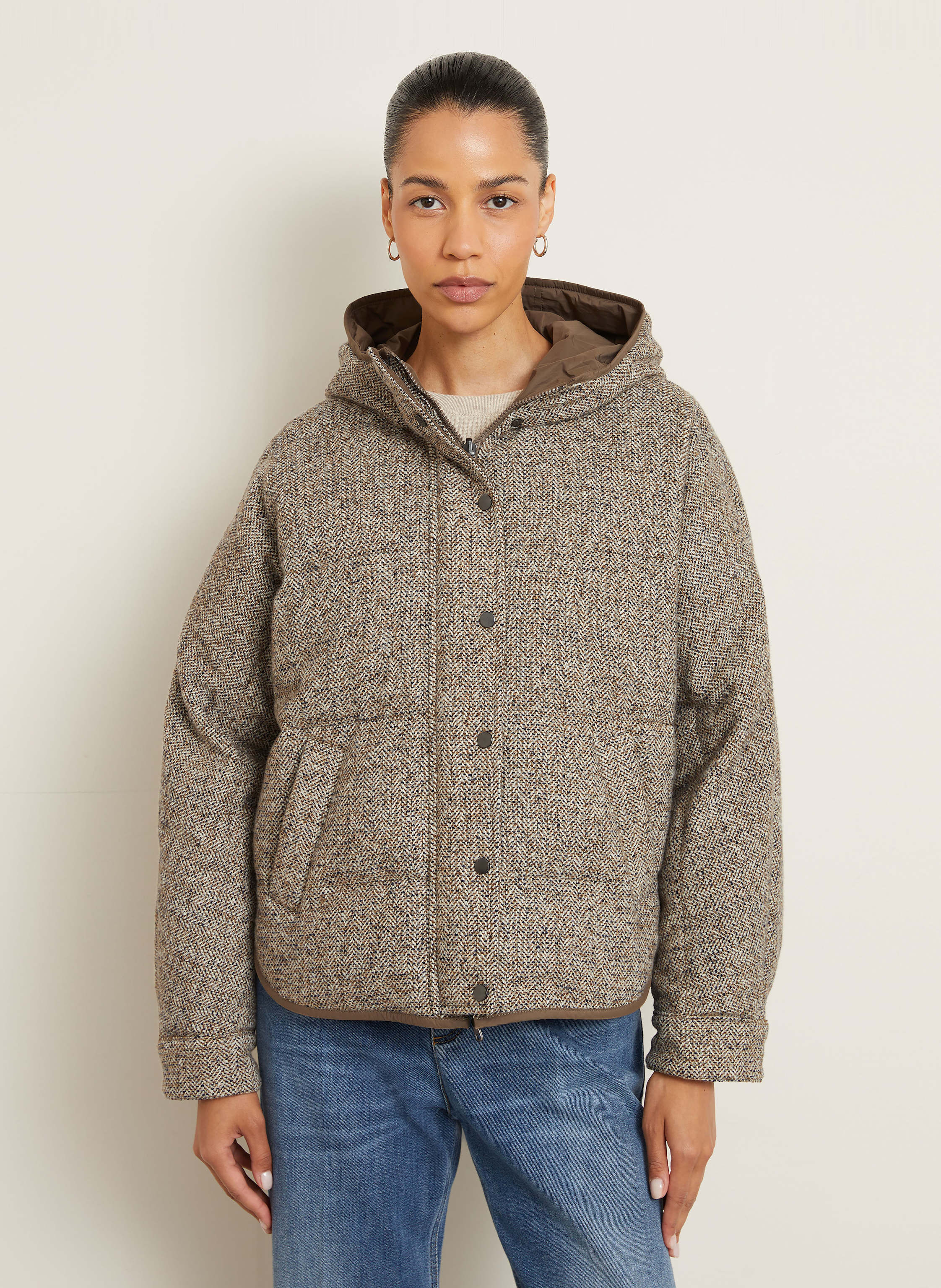 Thumbnail - Brunello Cucinelli Daunenjacke braun