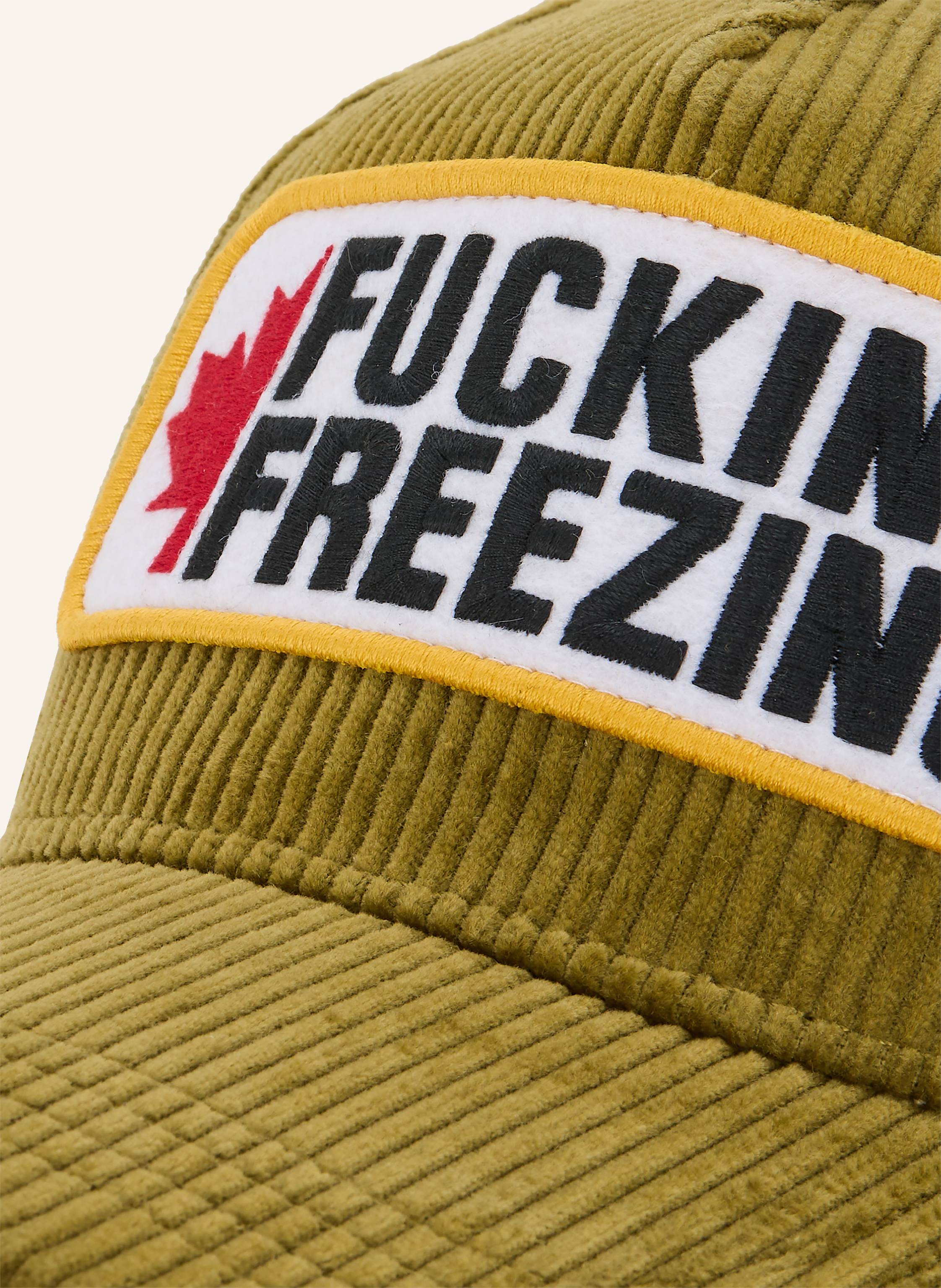 Thumbnail - dsquared2 Cord-Cap Souvenir From Canada gruen