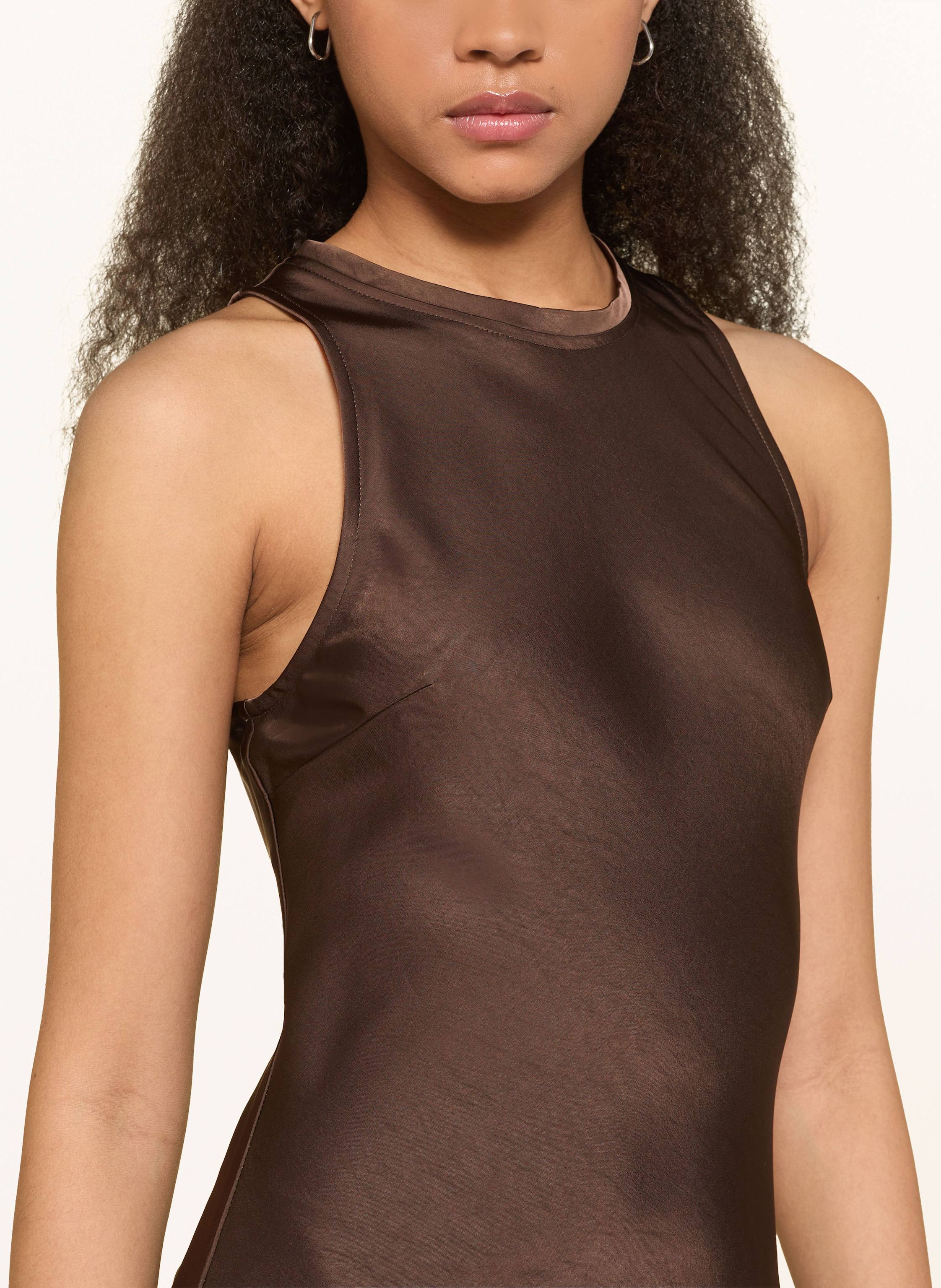 Thumbnail - Neo Noir Satinkleid Celinie braun