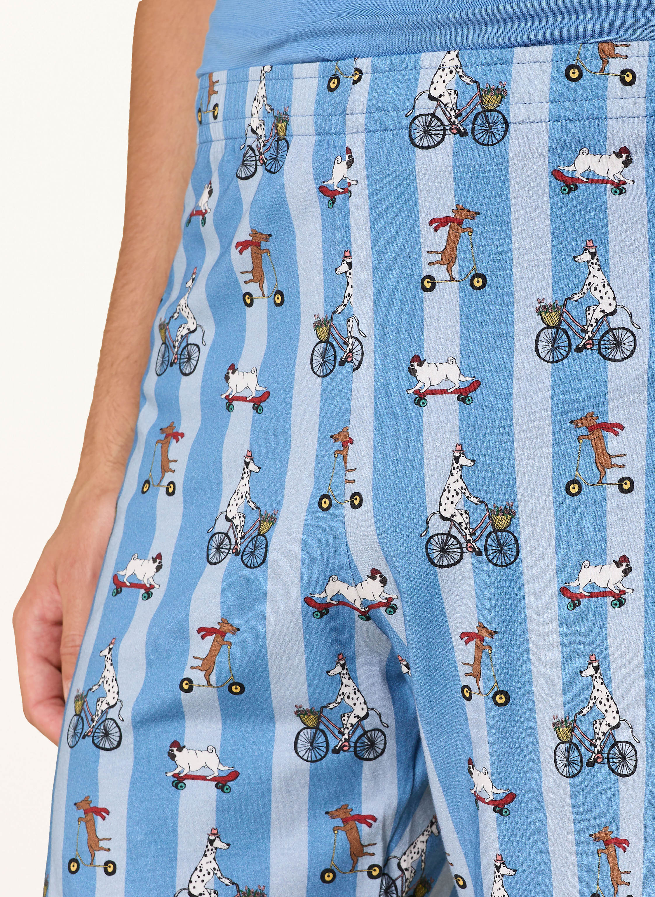 Thumbnail - Mey Boxershorts Serie Funny Dogs blau