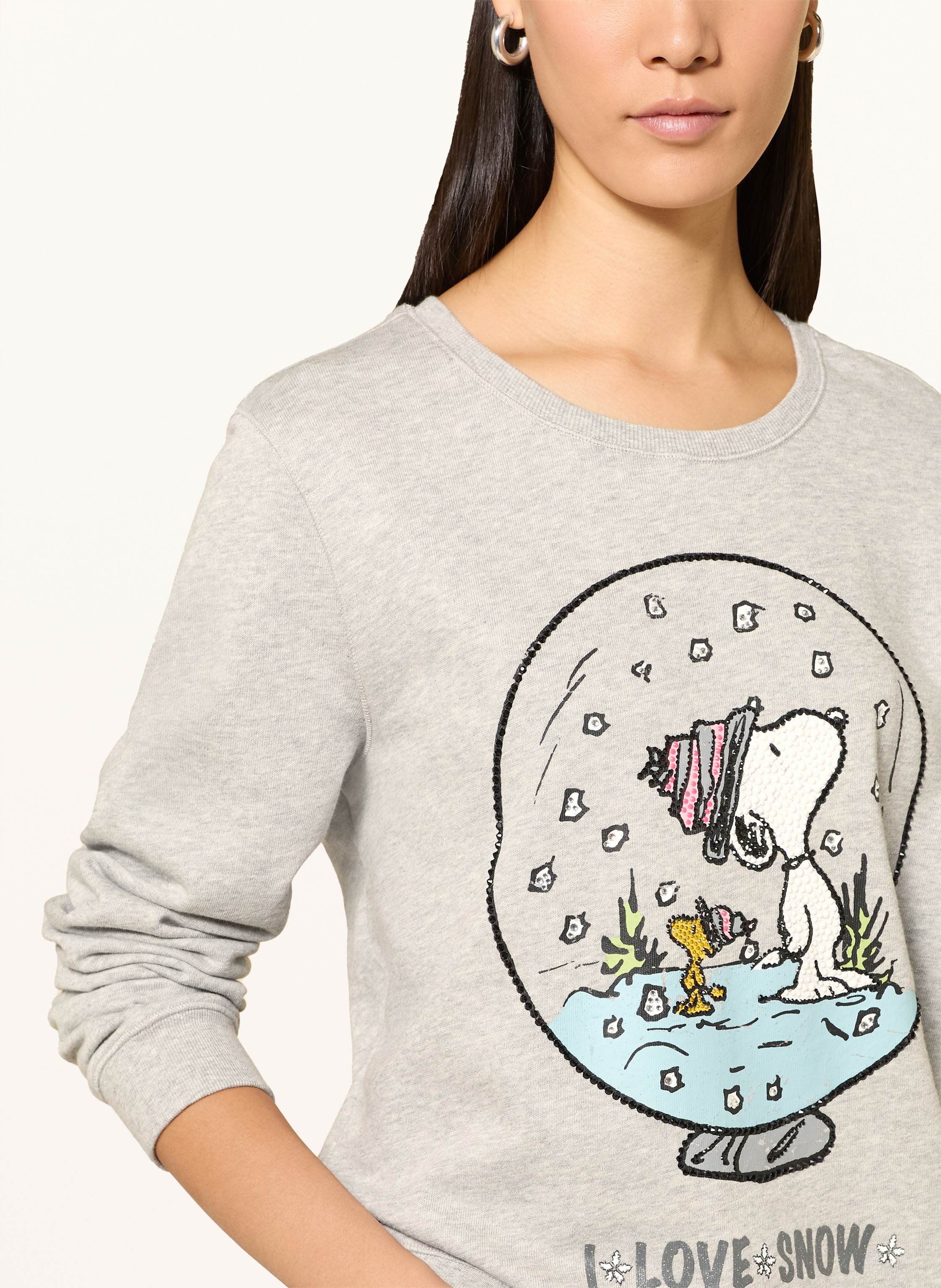 Thumbnail - Princess Goes Hollywood Sweatshirt Mitt Schmucksteinen grau