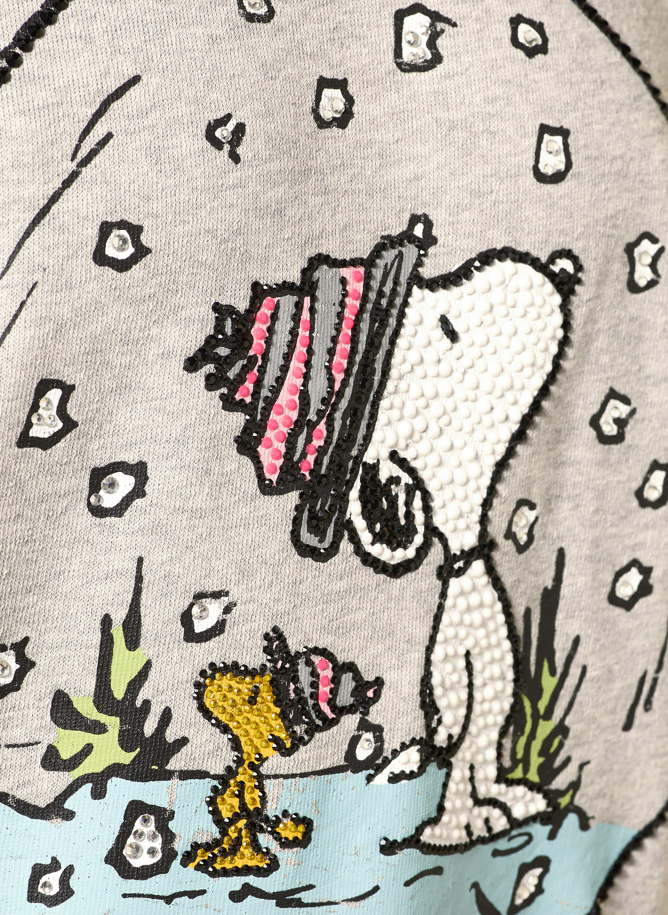 Thumbnail - Princess Goes Hollywood Sweatshirt Mitt Schmucksteinen grau