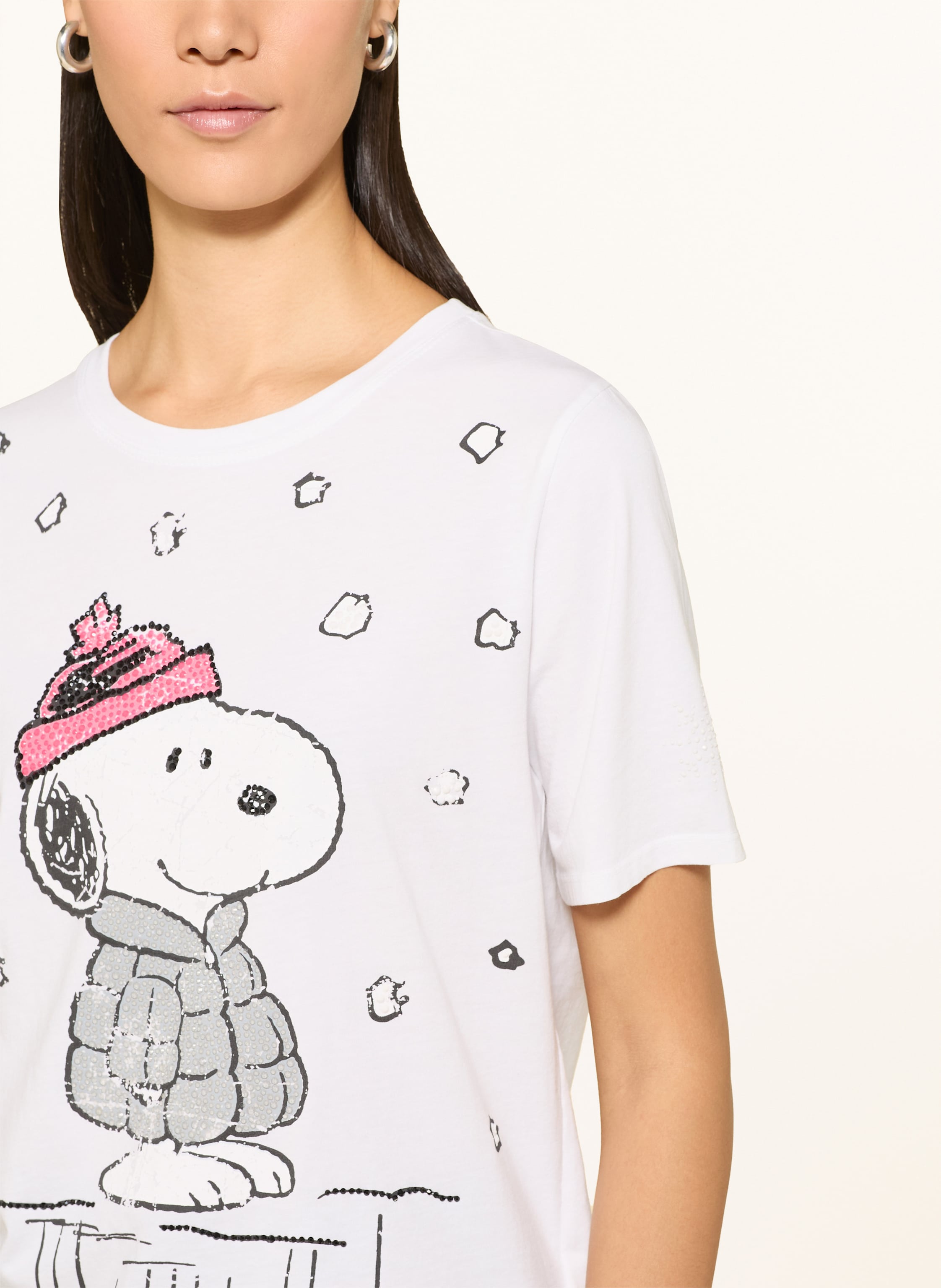 Thumbnail - Princess Goes Hollywood T-Shirt Mit Schmucksteinen weiss