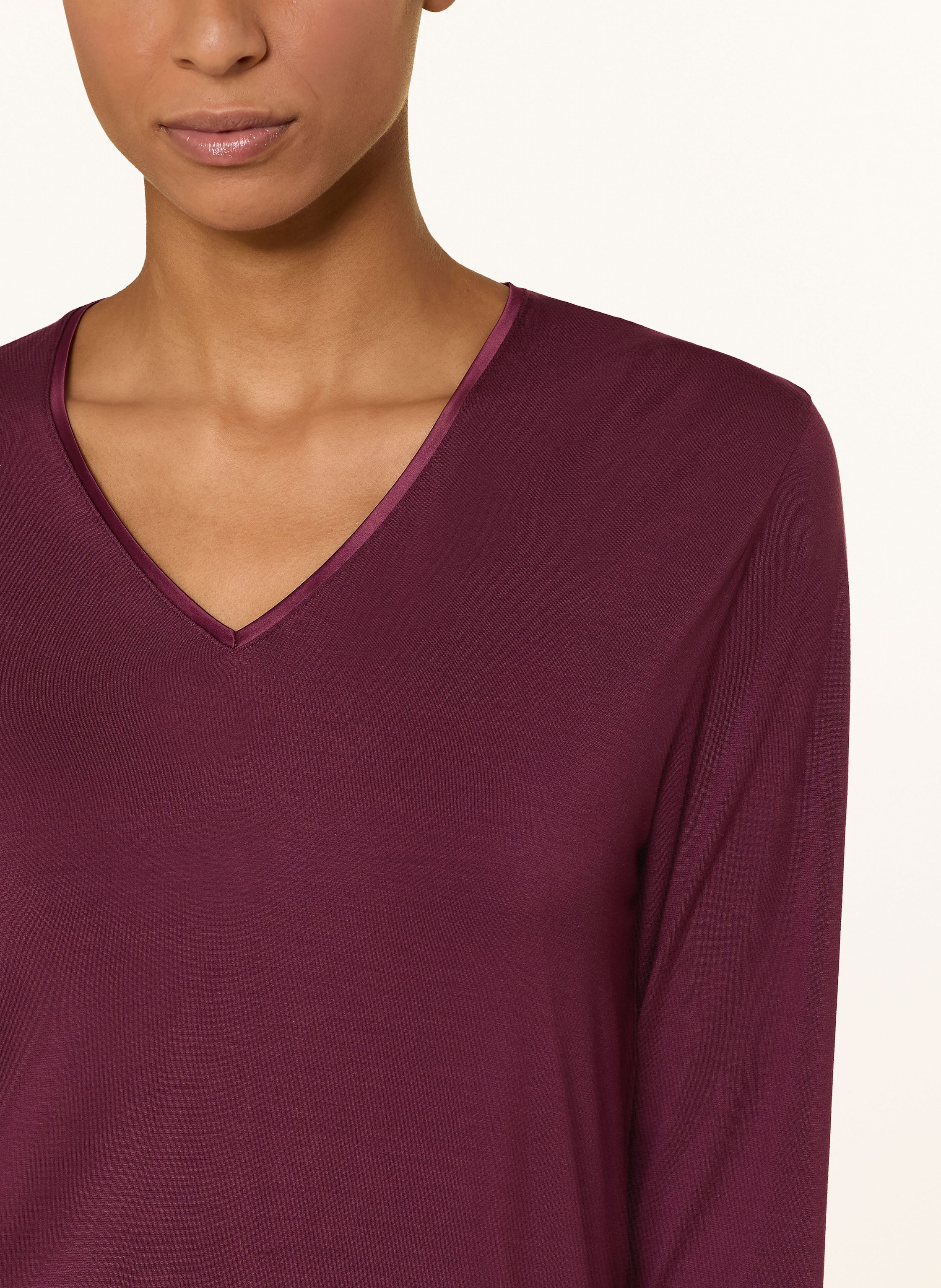 Thumbnail - Mey Schlafshirt Serie Pure Chic rot