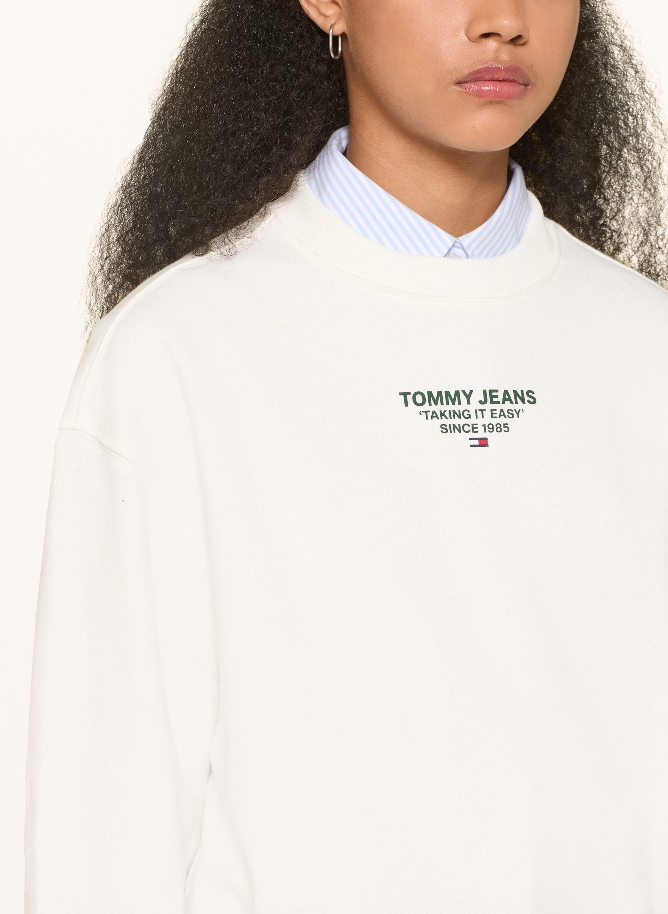 Thumbnail - Tommy Jeans Oversized-Sweatshirt weiss
