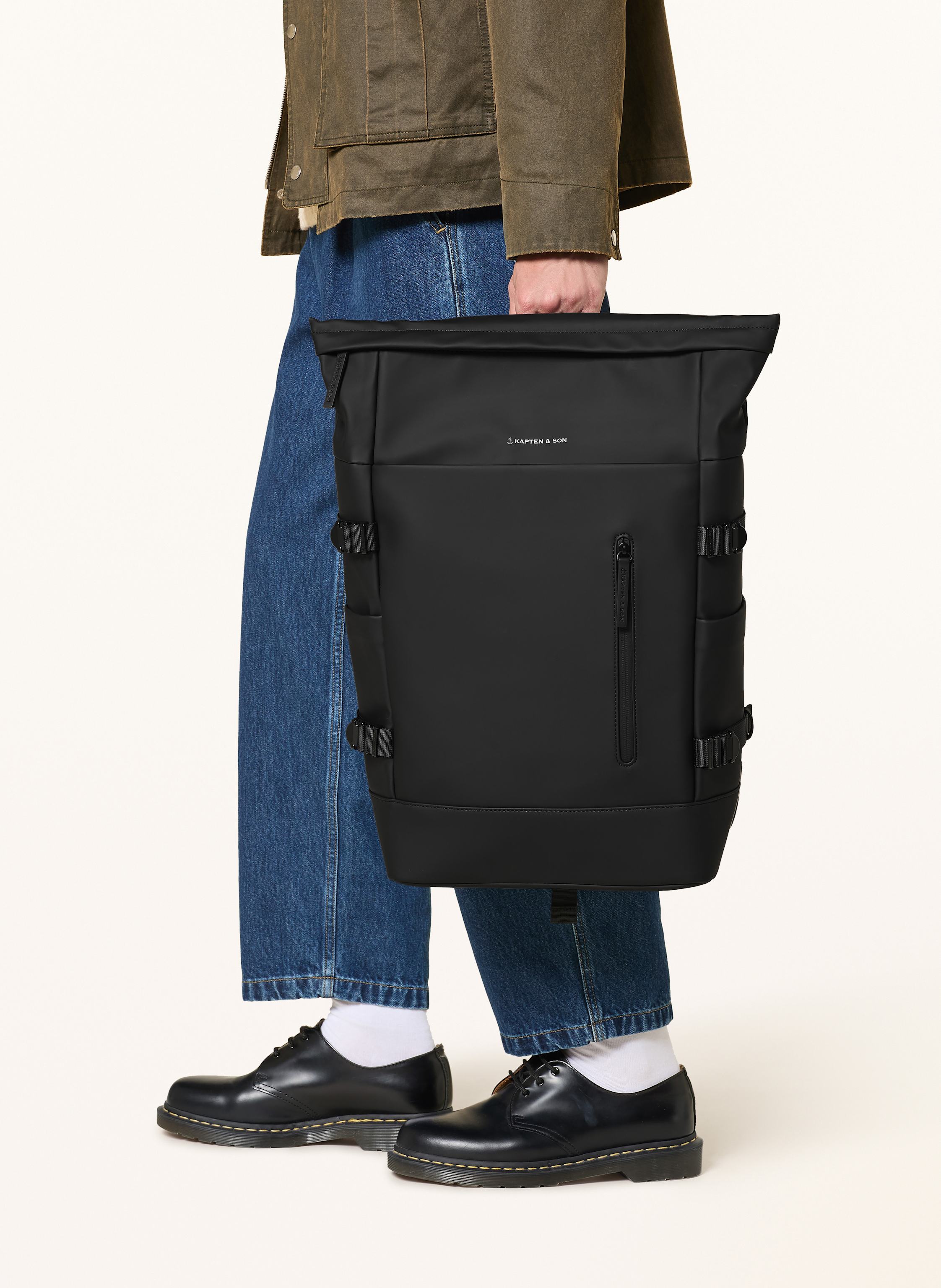 Thumbnail - Kapten & Son Rucksack Helsinki Mit Laptop-Fach schwarz