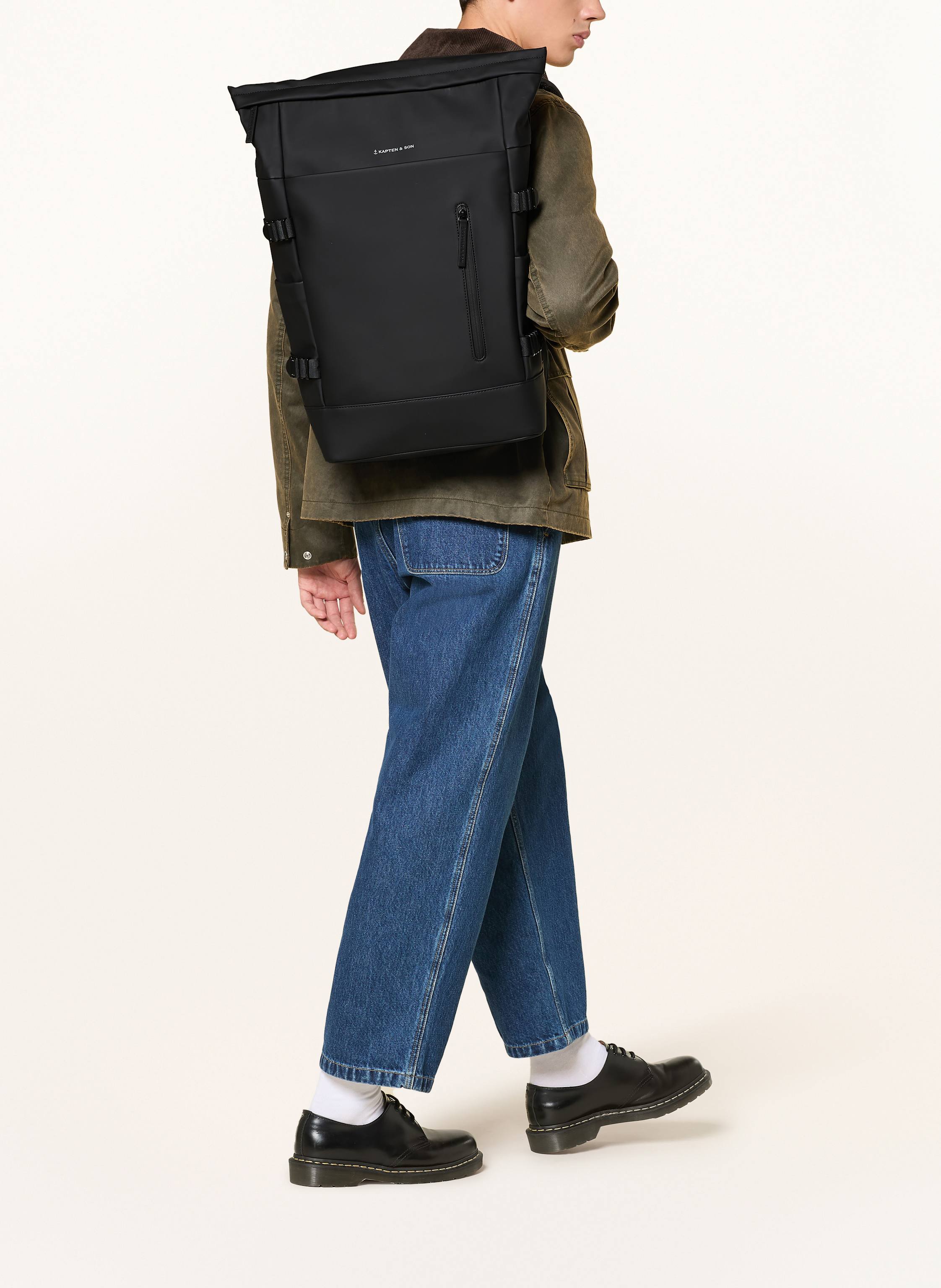 Thumbnail - Kapten & Son Rucksack Helsinki Mit Laptop-Fach schwarz