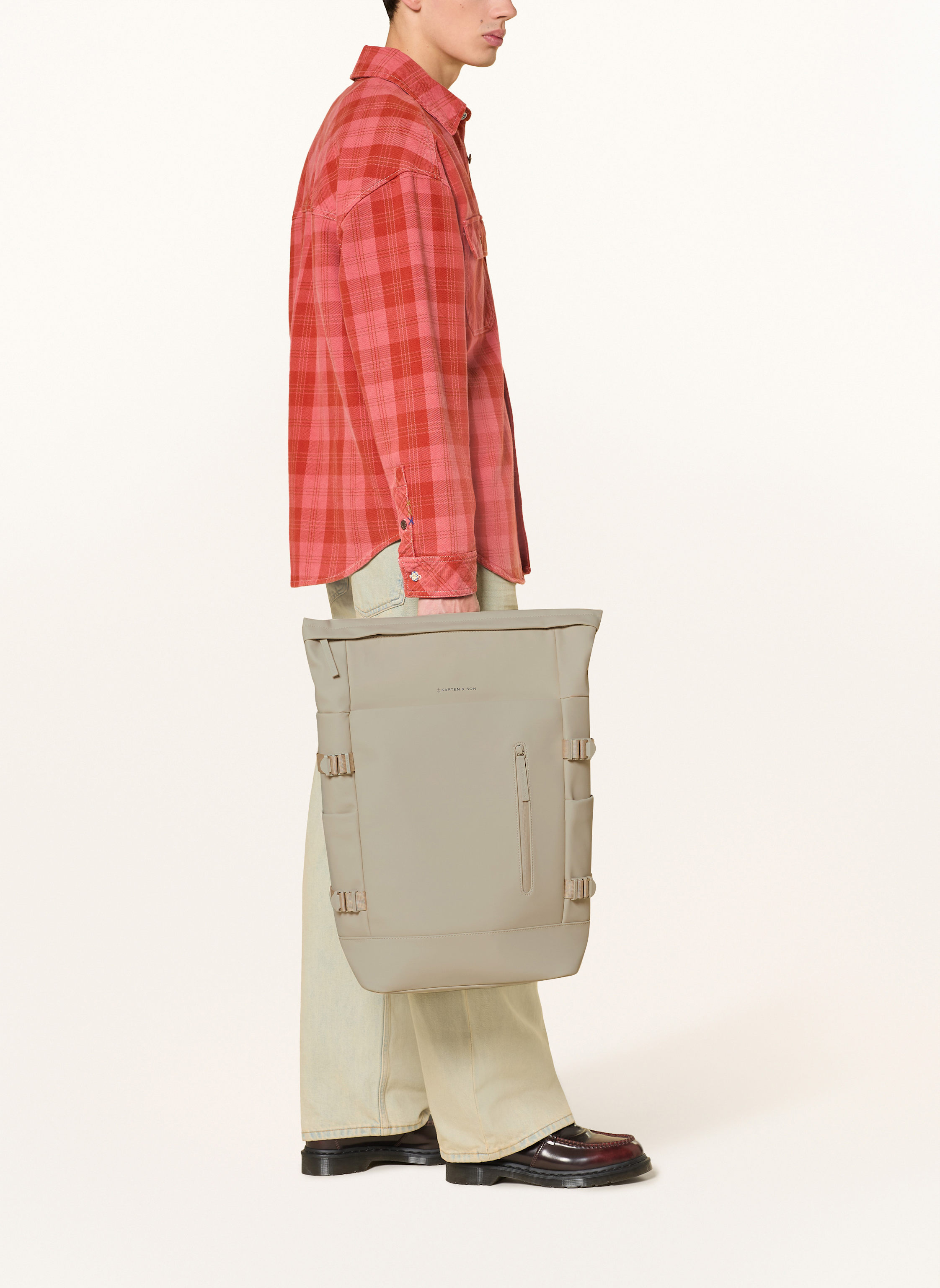 Thumbnail - Kapten & Son Rucksack Helsinki Mit Laptop-Fach beige