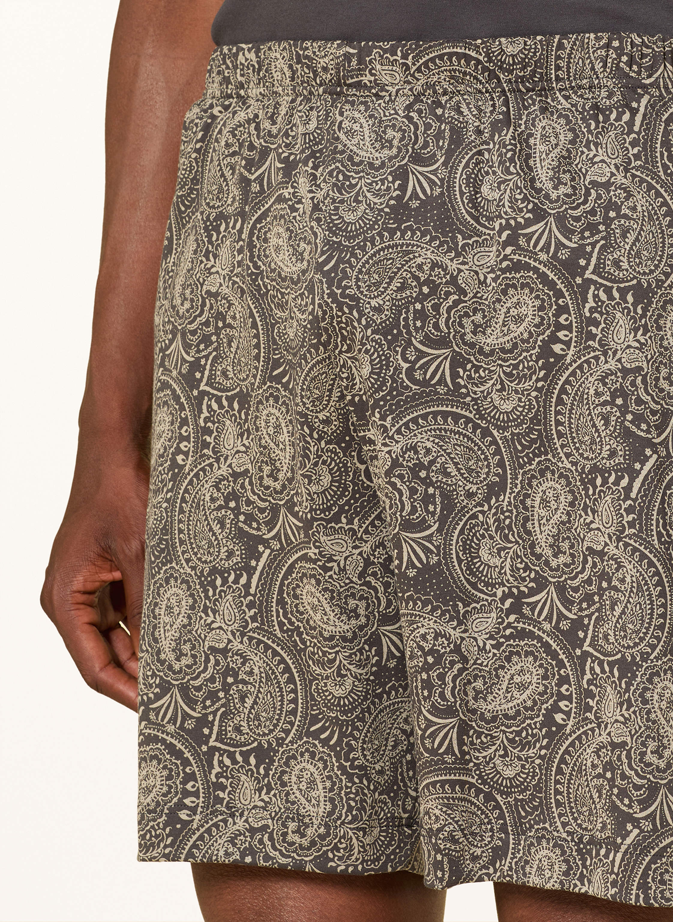 Thumbnail - Mey Shorty-Schlafanzug Serie Evening Paisley grau