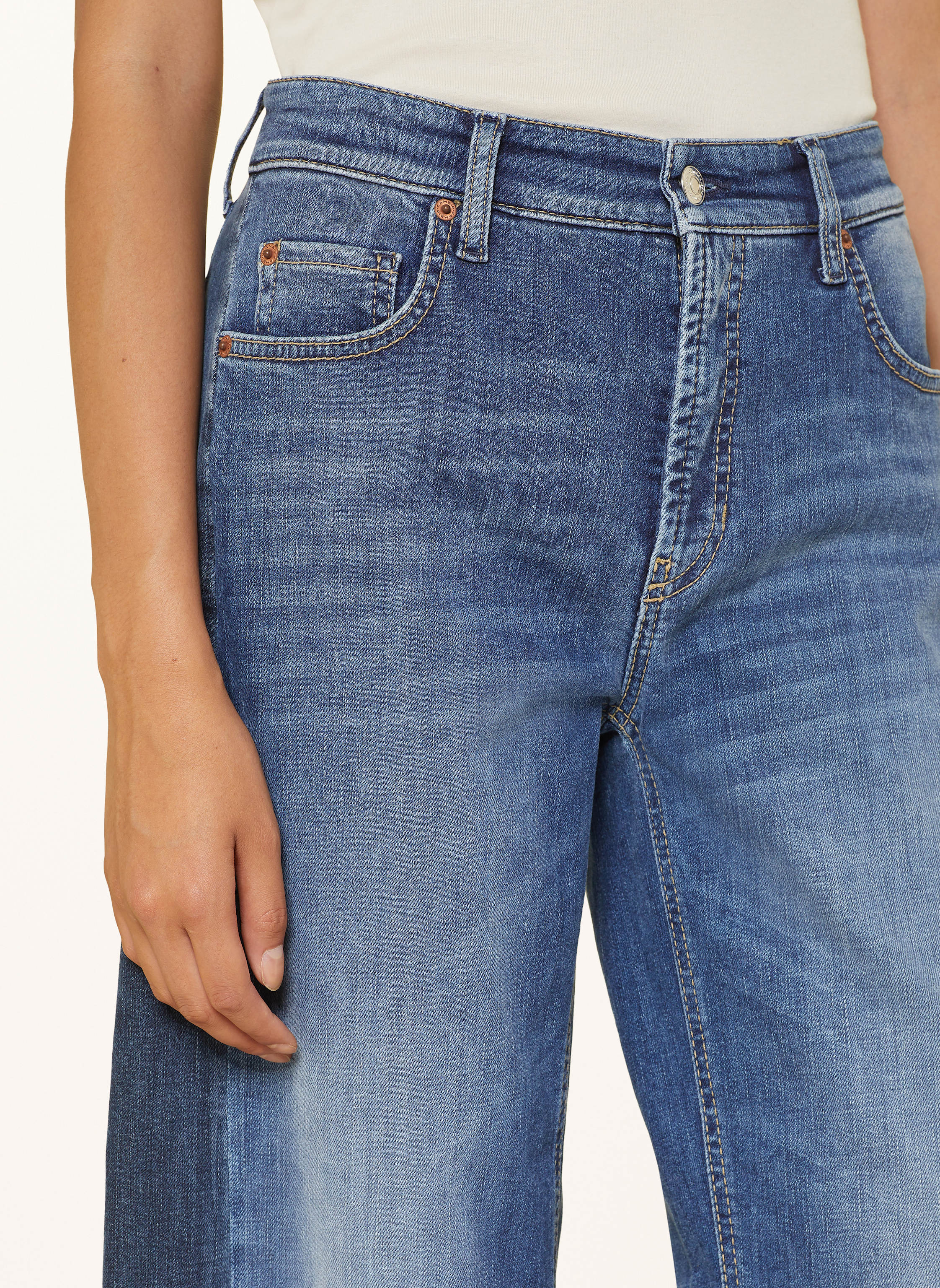 Thumbnail - Cambio Barrel Jeans Oria blau