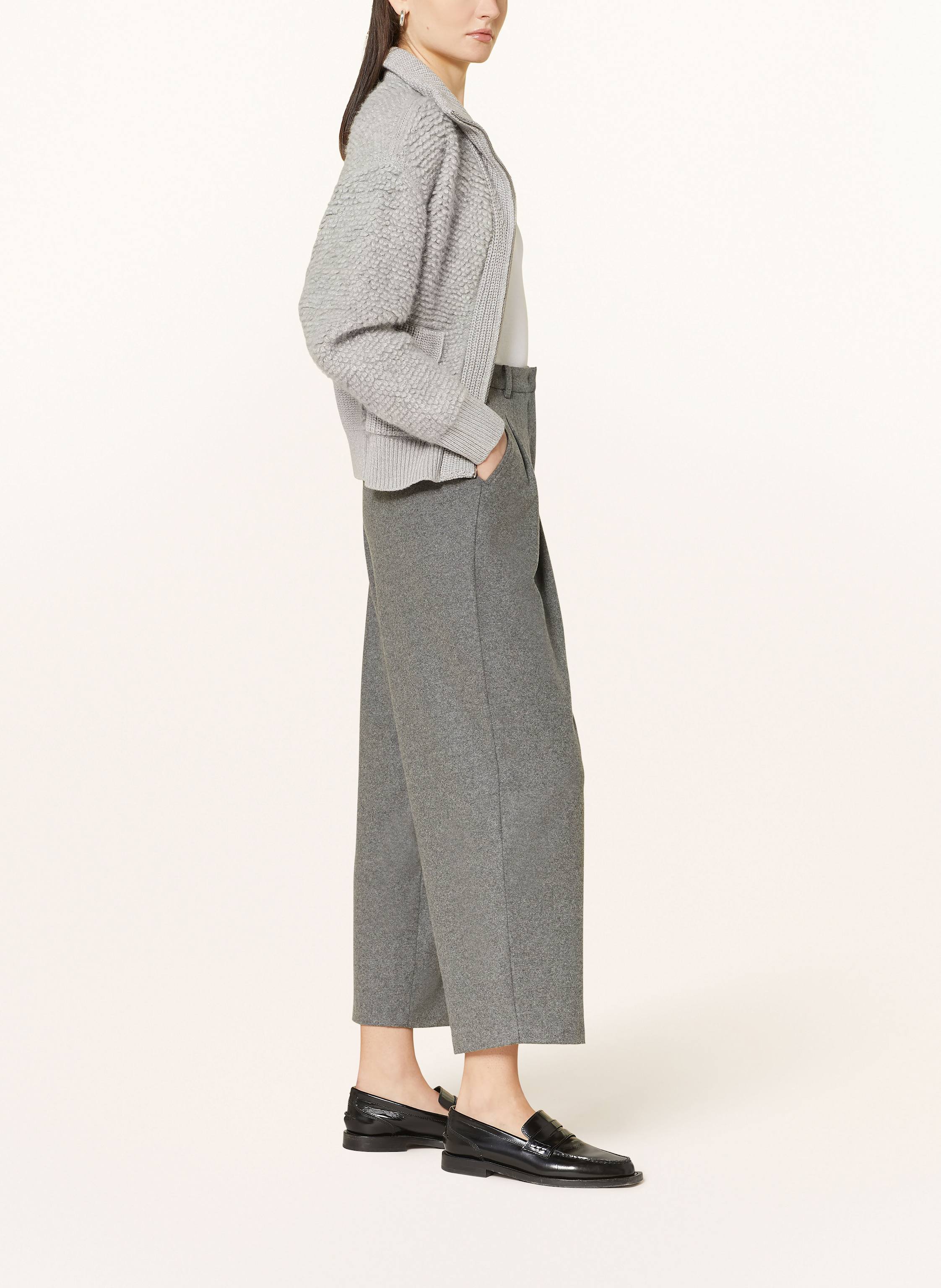 Thumbnail - Cambio 7/8-Hose Emilie Aus Flanell grau