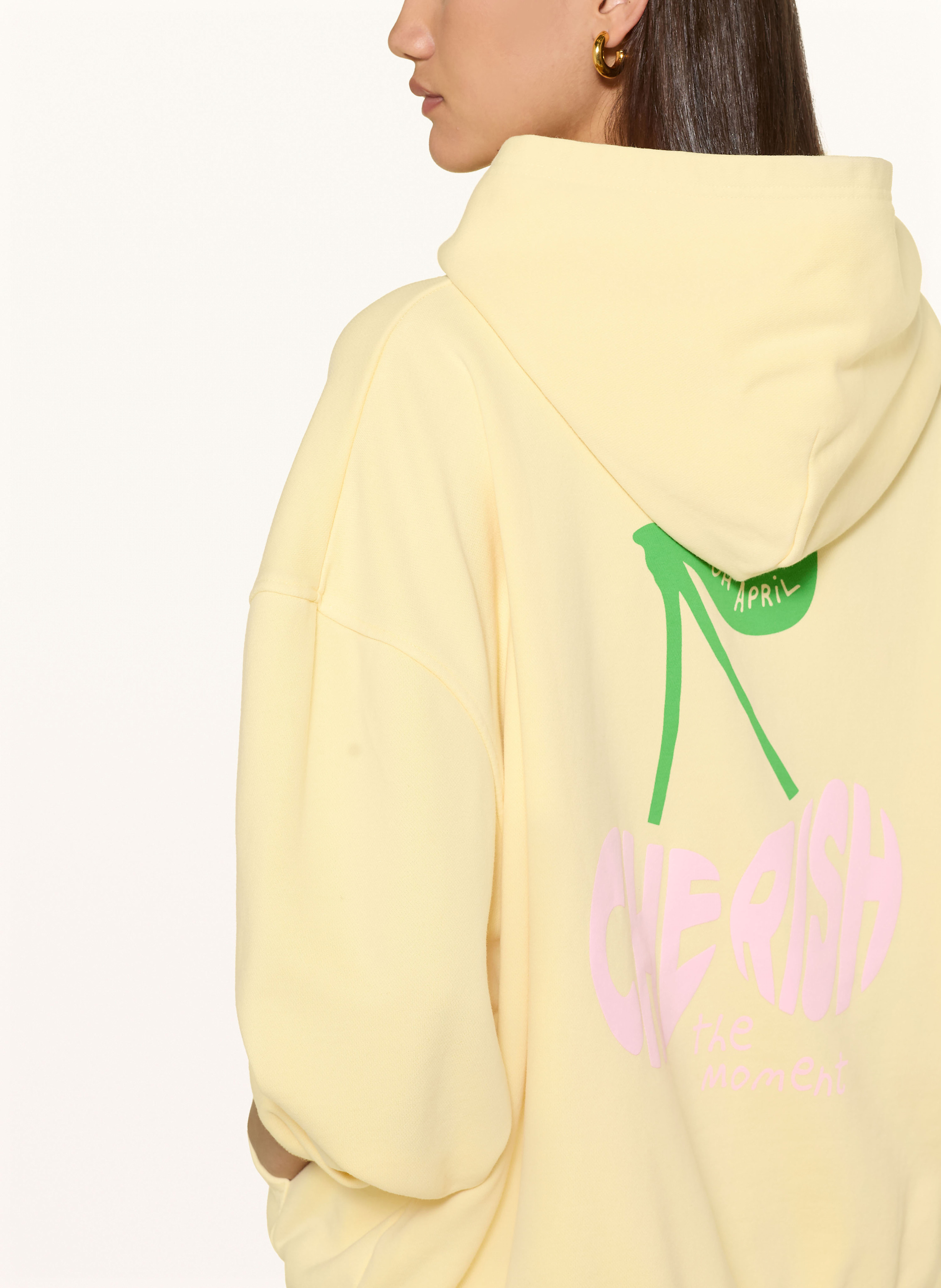 Thumbnail - Oh April Hoodie Cherish gelb