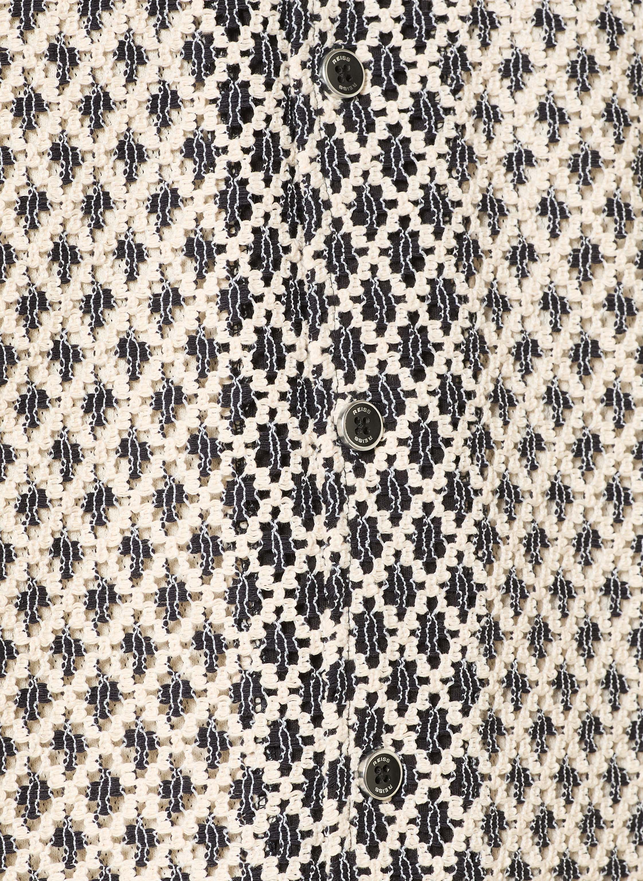 Thumbnail - Reiss Strick-Resorthemd Sterling Comfort Fit blau