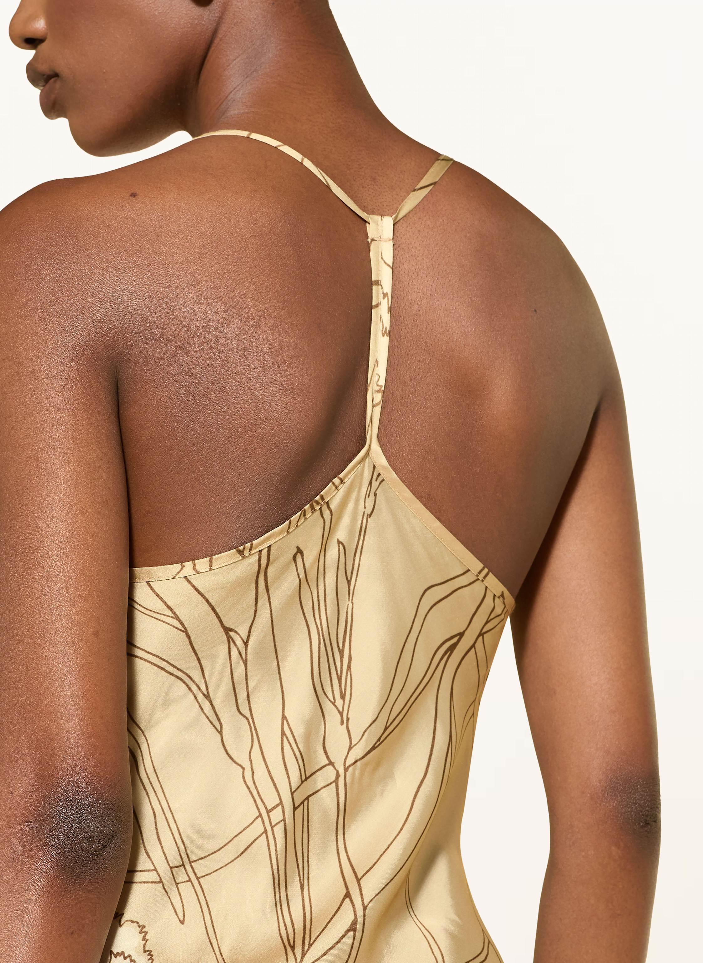Thumbnail - Reiss Satinkleid Rochelle-Floral gold