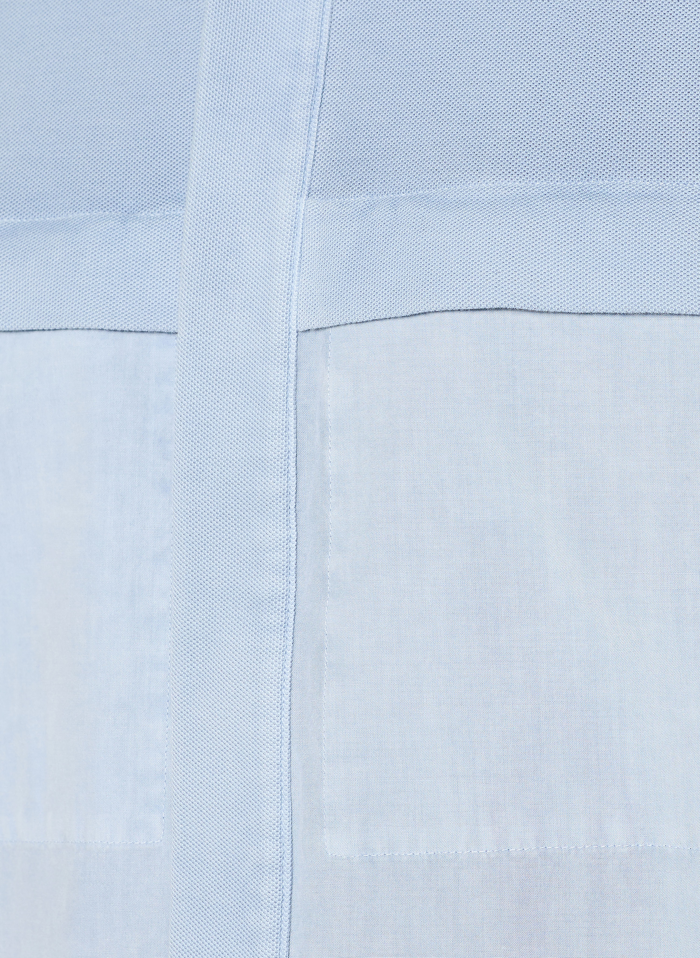 Thumbnail - Cos Kurzarm-Hemd Comfort Fit Im Materialmix blau