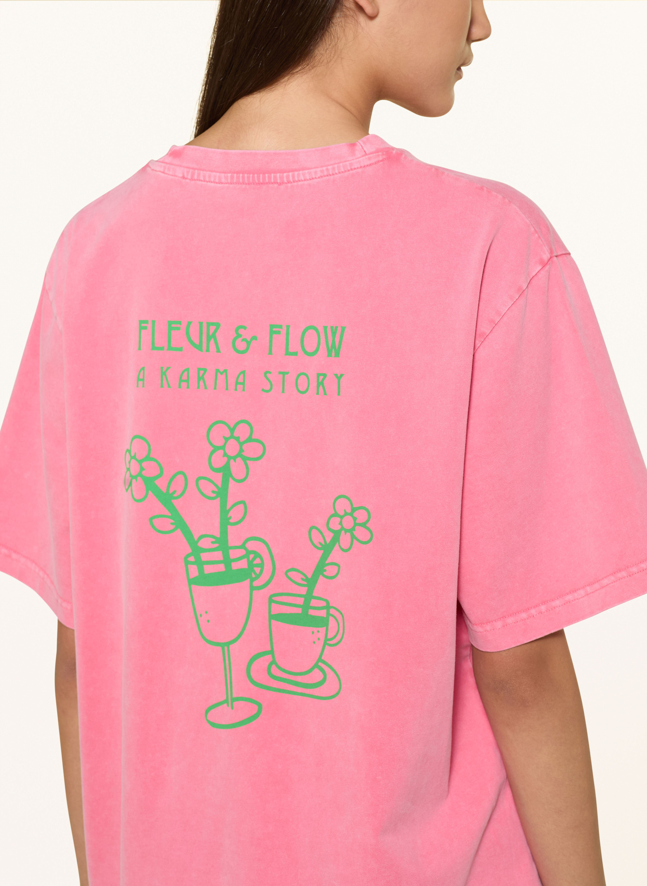 Thumbnail - Oh April Oversized-Shirt Karma Story rosa