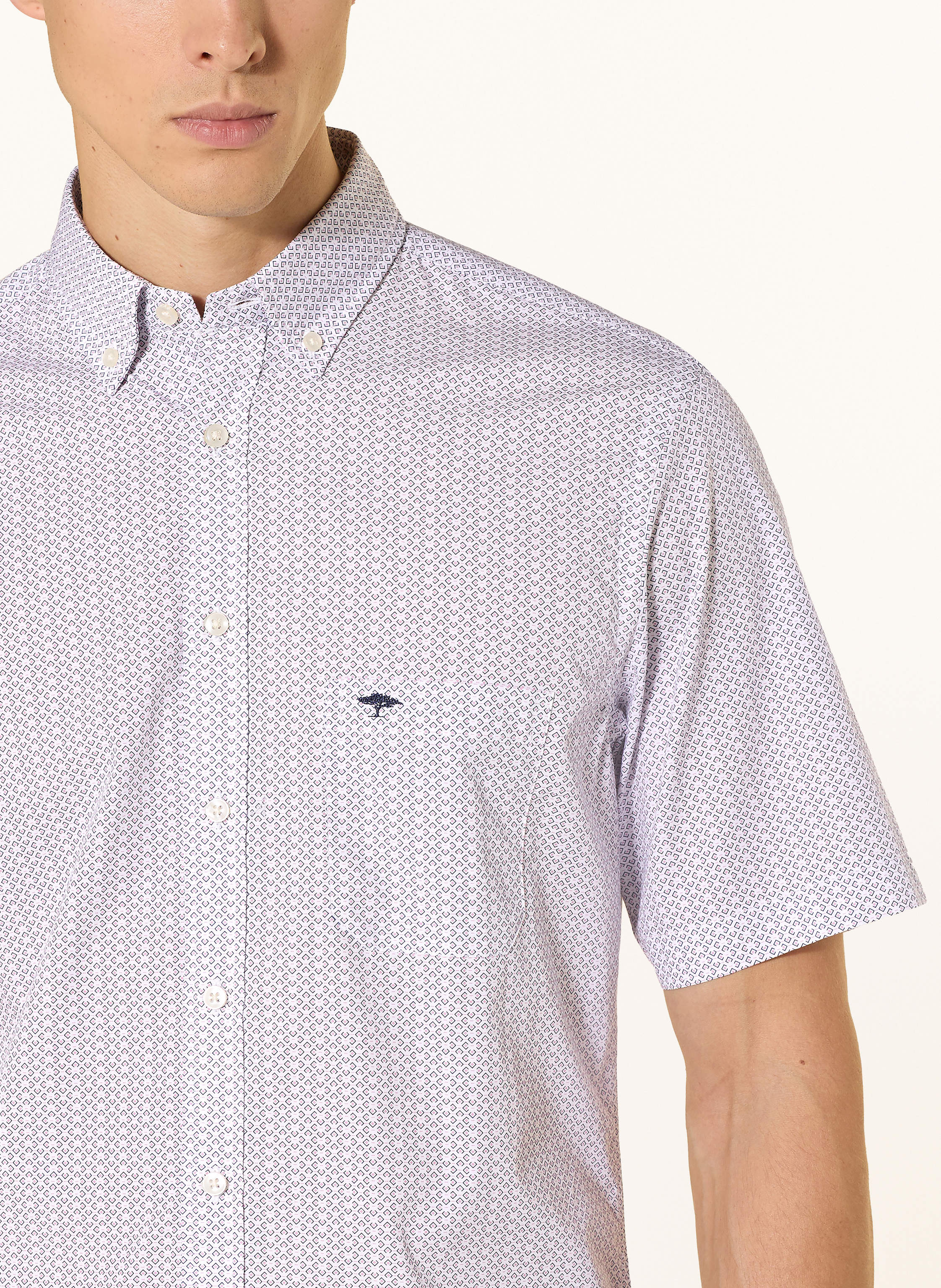Thumbnail - Fynch-Hatton Hemd Regular Fit rosa