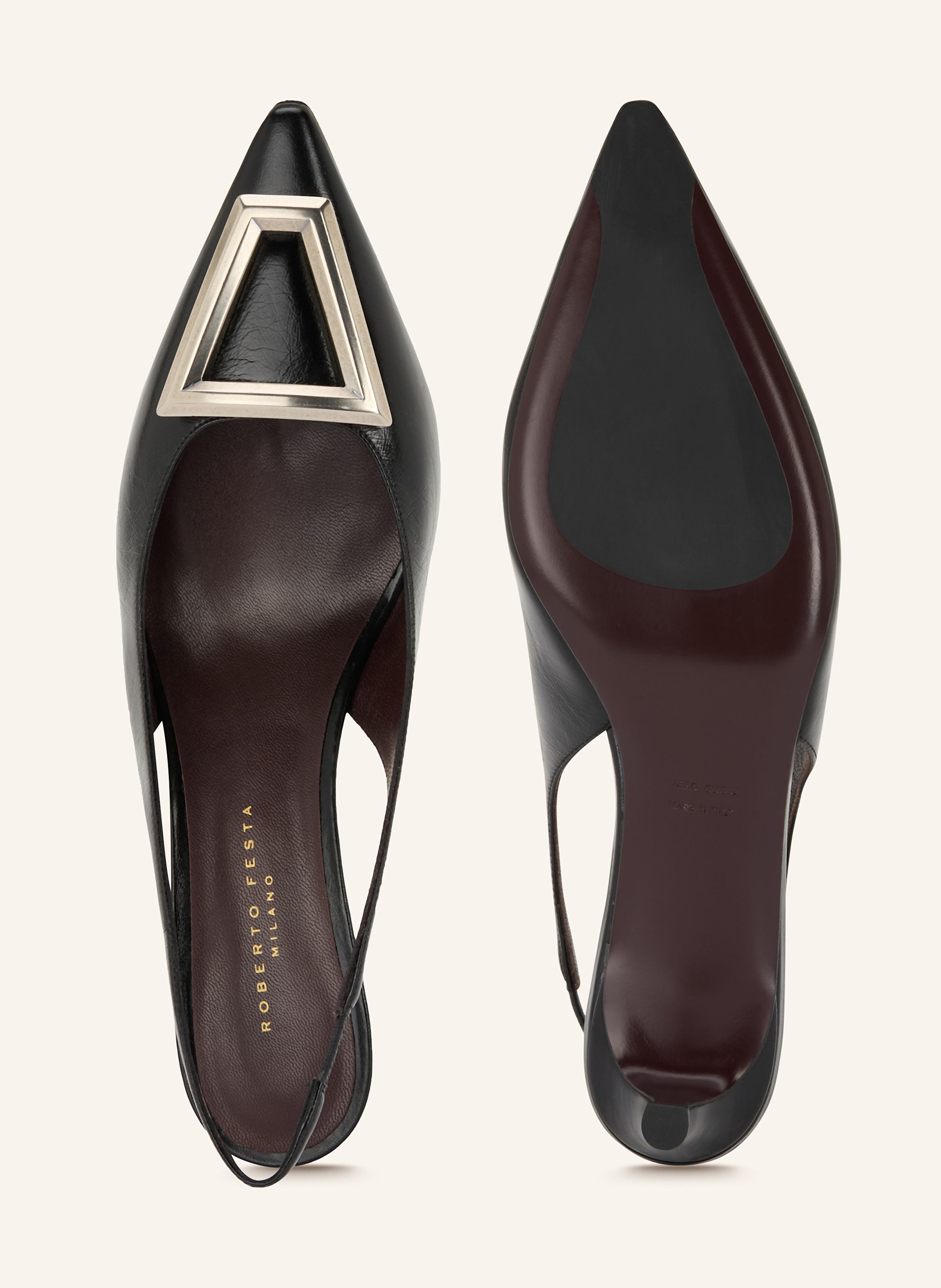 Thumbnail - Roberto Festa Slingpumps Dorien schwarz