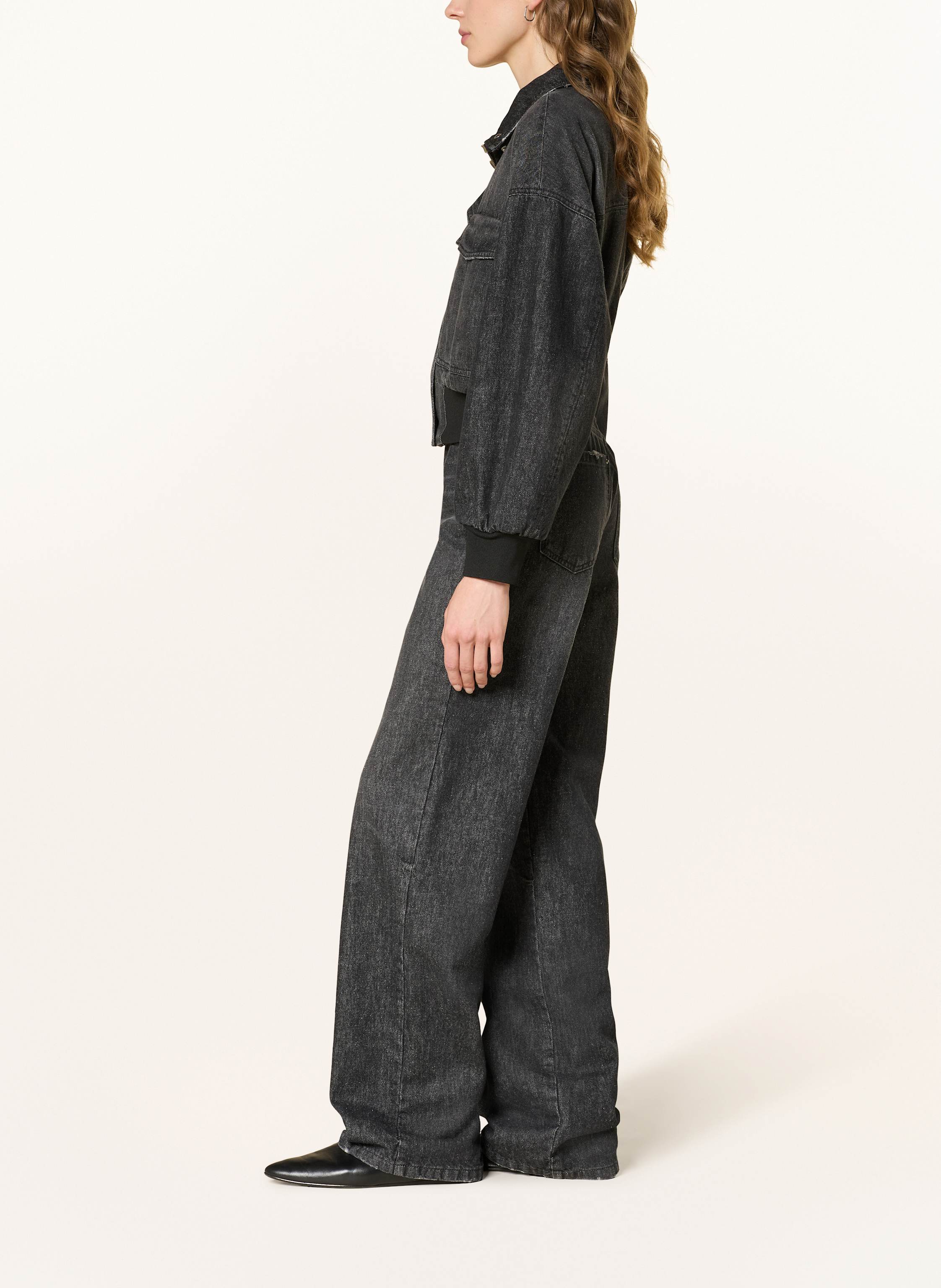 Thumbnail - Marella Wide Leg Jeans schwarz