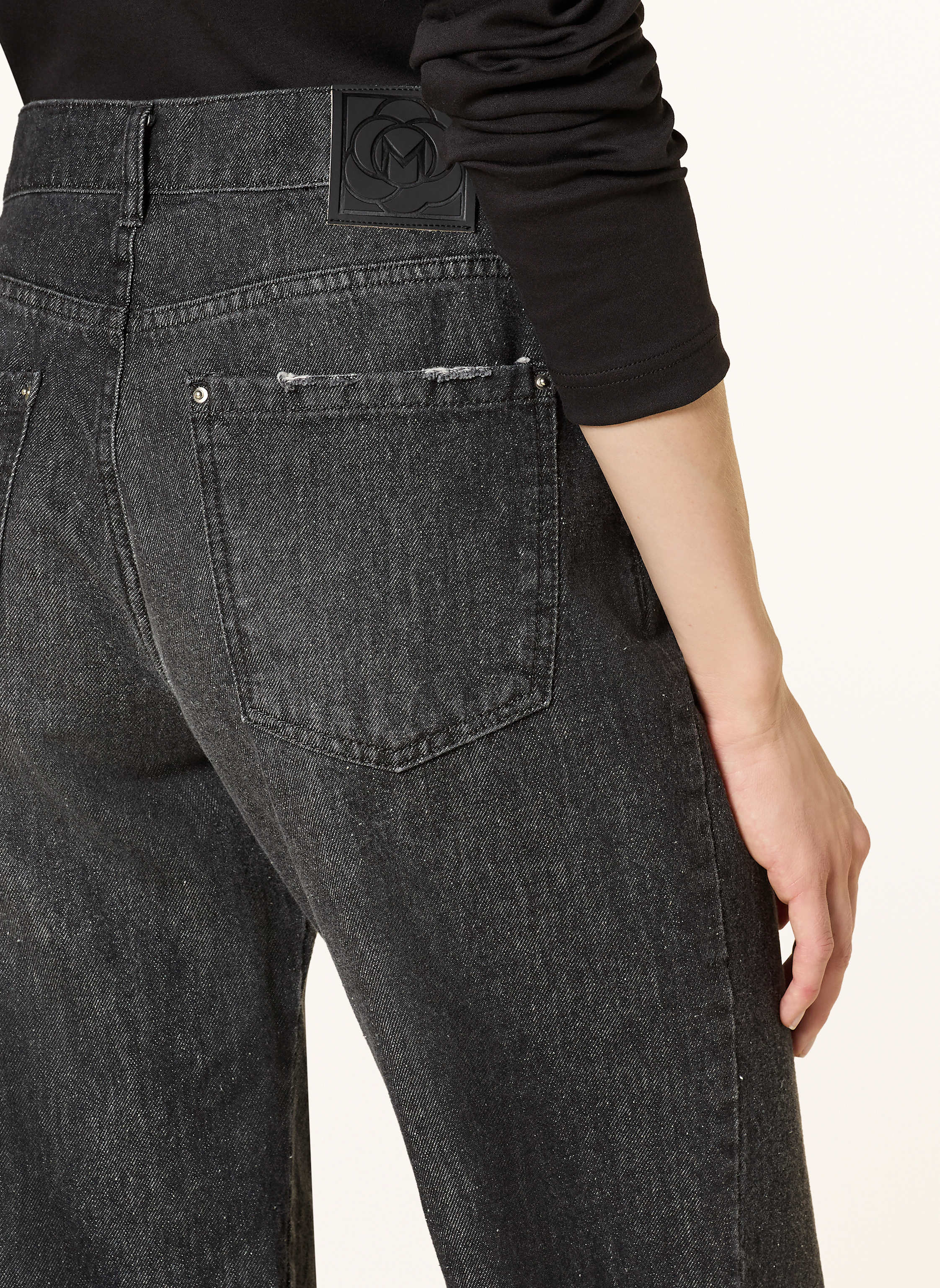 Thumbnail - Marella Wide Leg Jeans schwarz