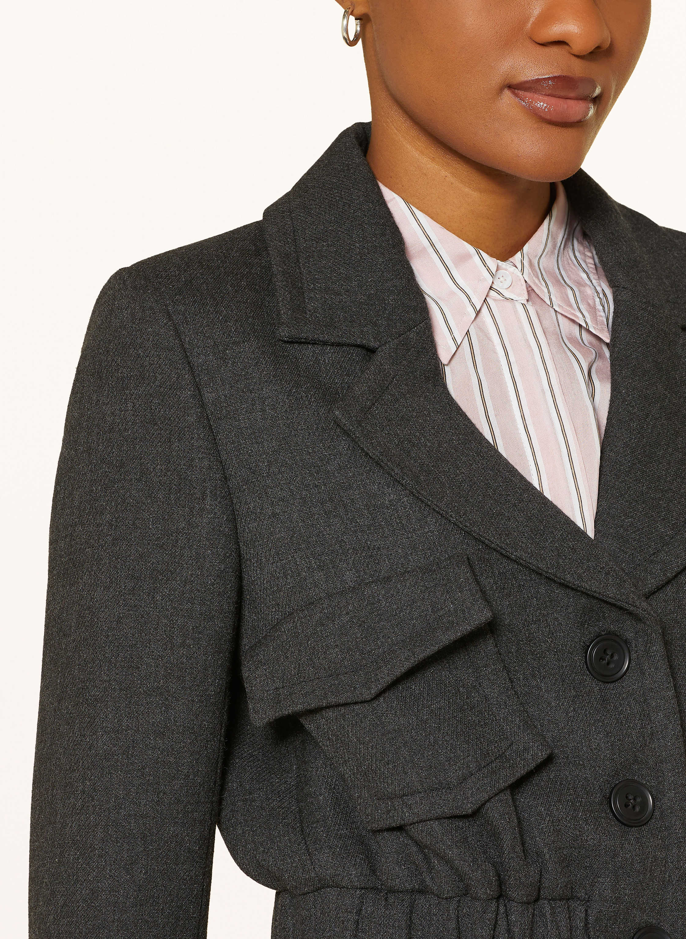 Thumbnail - Dorothee Schumacher Blazer Layered Coolness grau