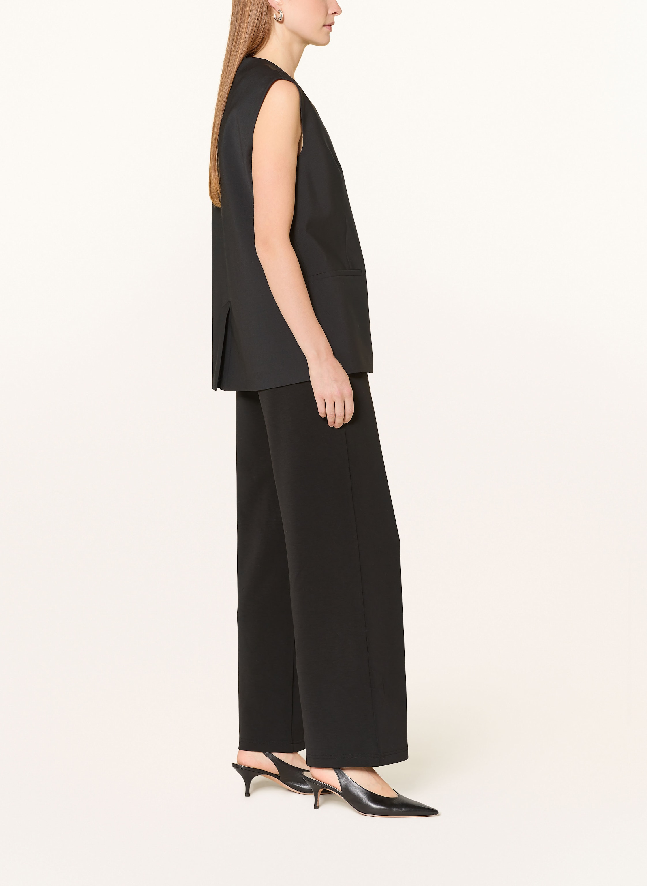 Thumbnail - Selected Femme Marlenehose schwarz