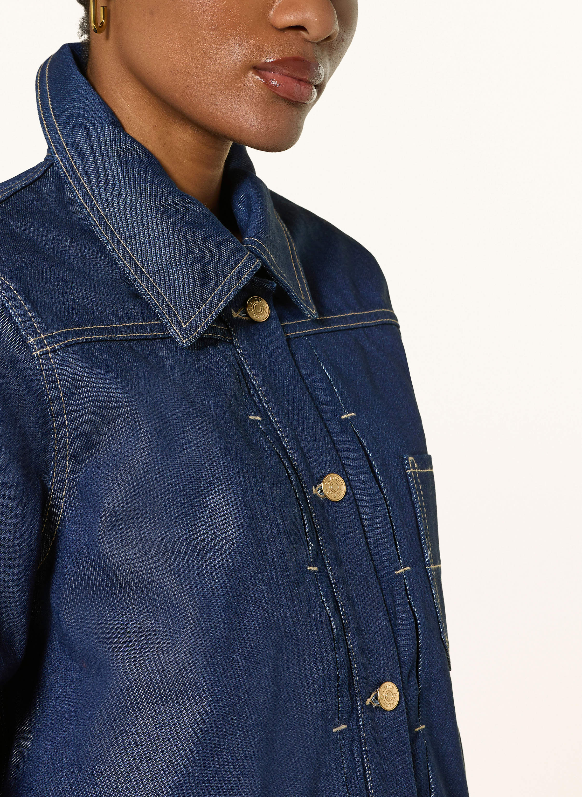 Thumbnail - Claudie Pierlot Jeansjacke blau