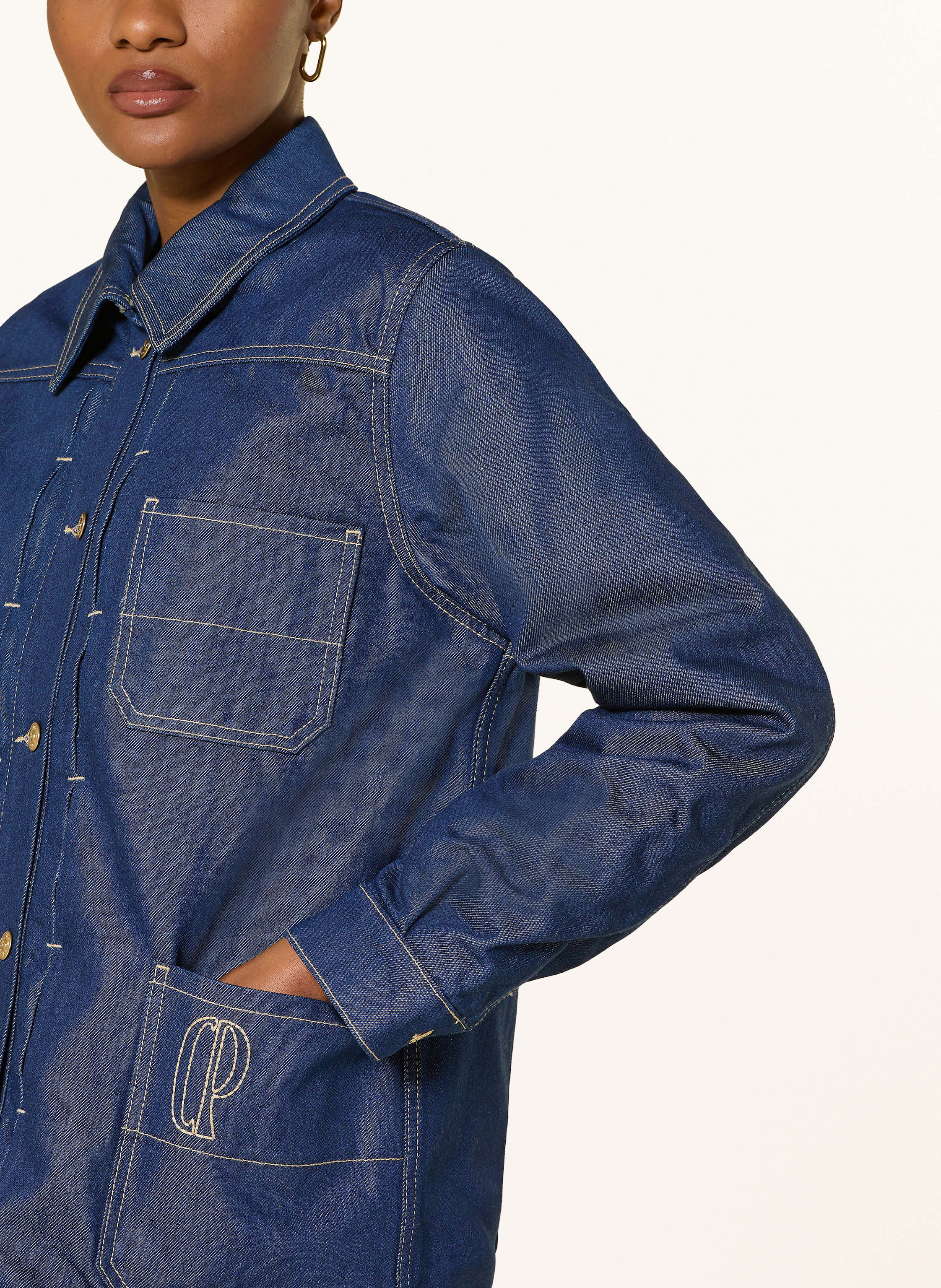 Thumbnail - Claudie Pierlot Jeansjacke blau