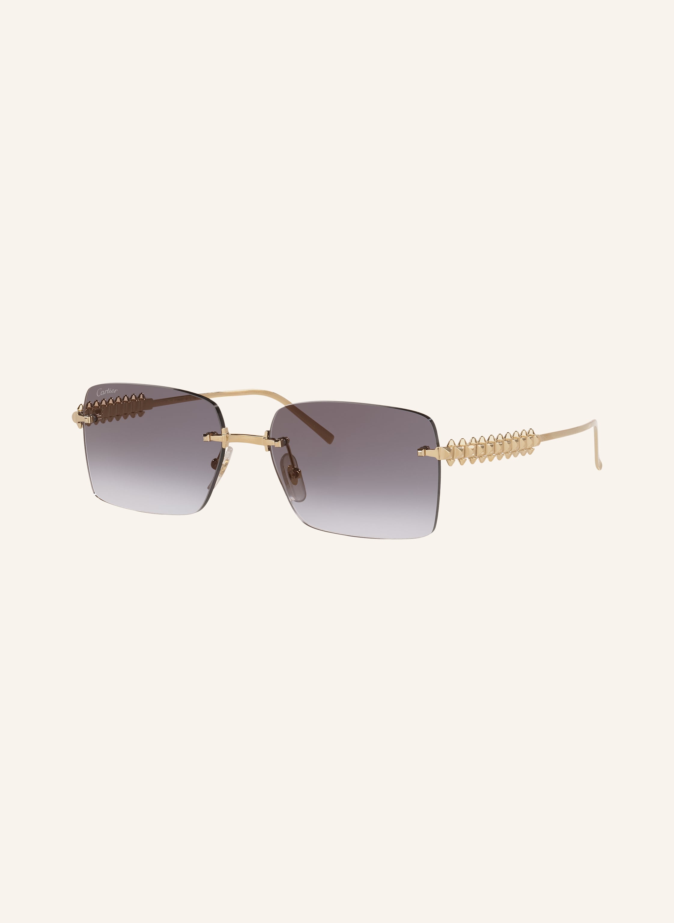 Cartier Cartier Sonnenbrille ct0545s gold in 2300L1 - GOLD/ GRAU