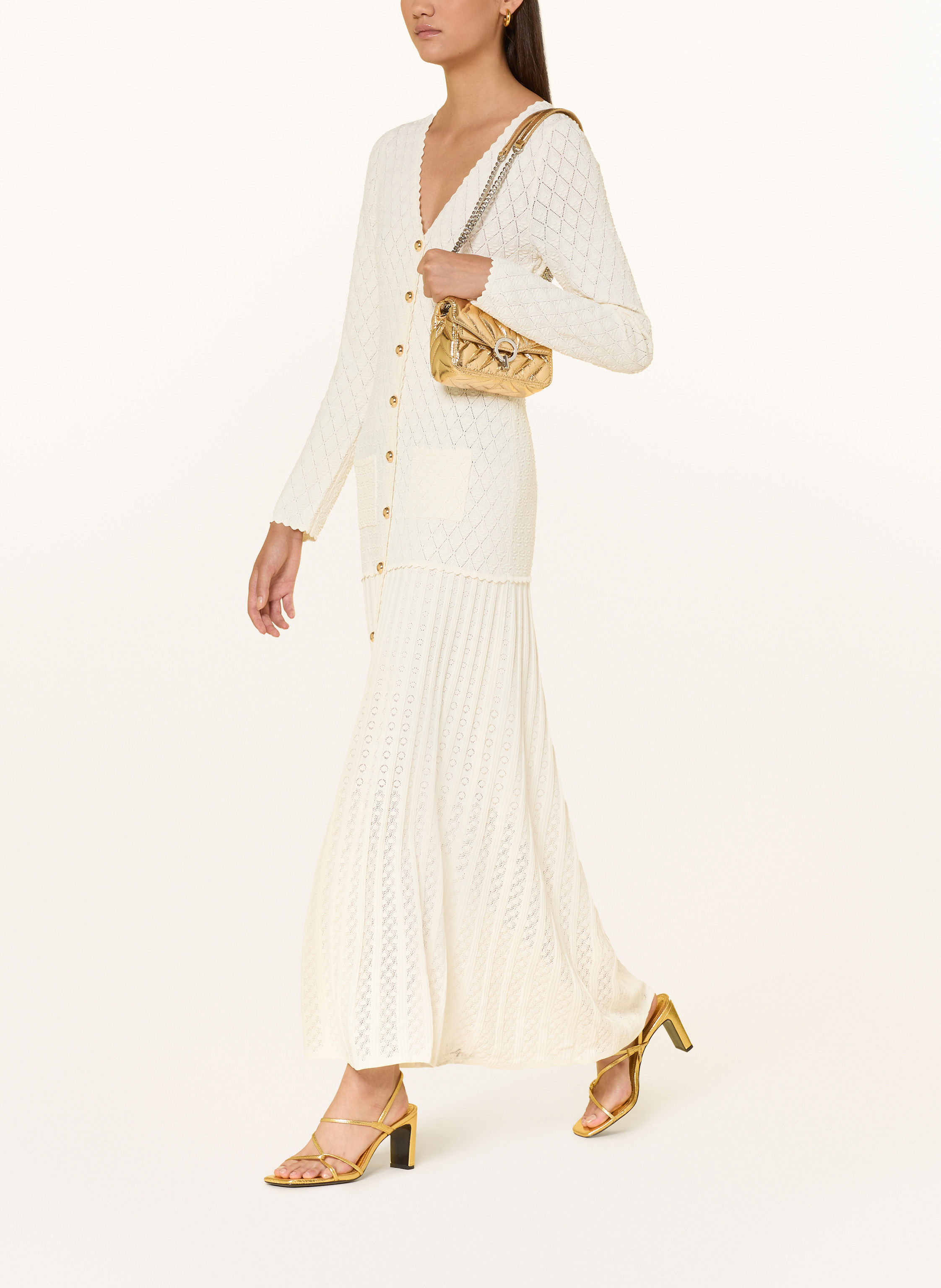 Thumbnail - Sandro Jerseykleid weiss