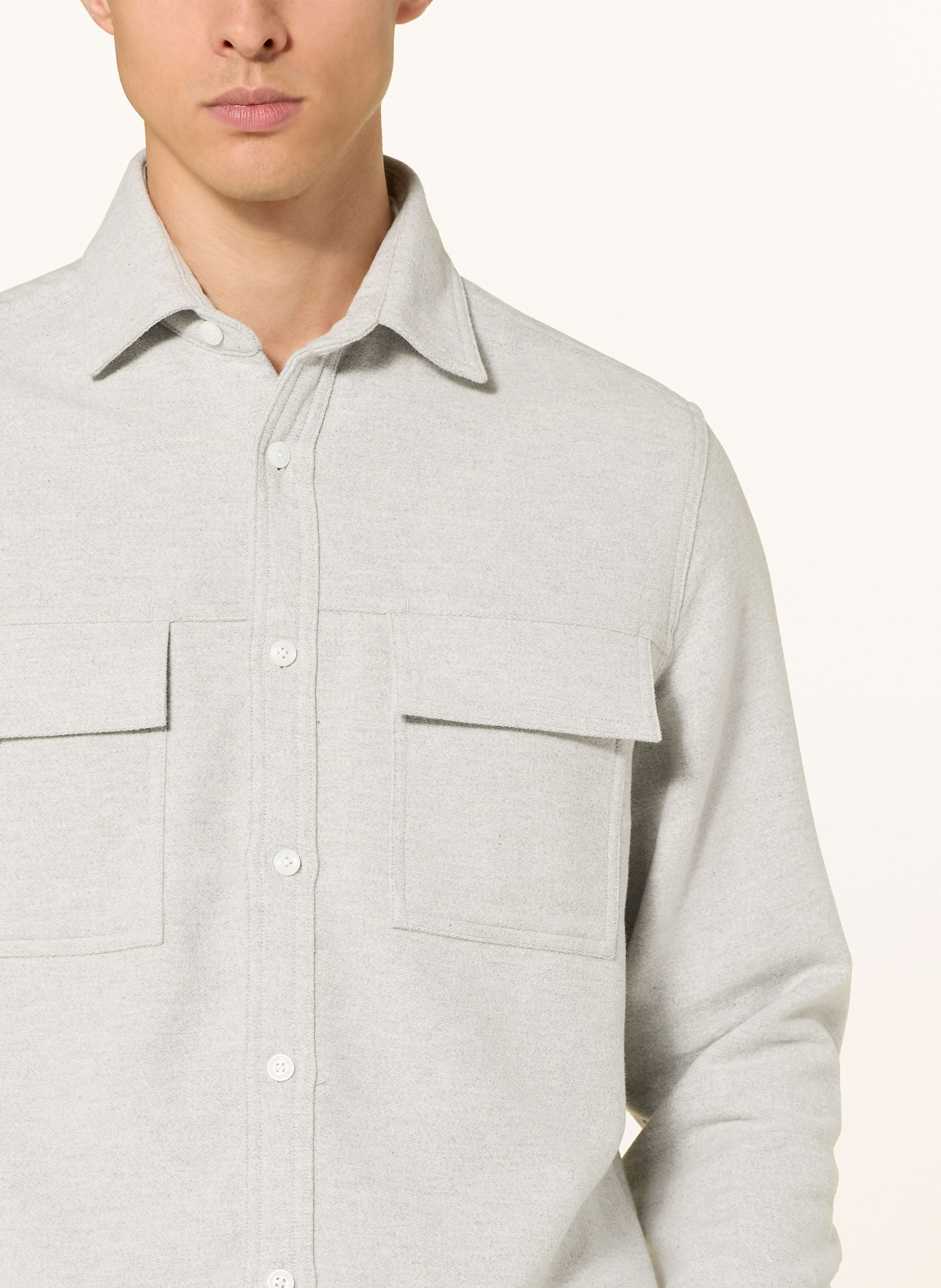 Thumbnail - Reiss Overshirt Camber grau