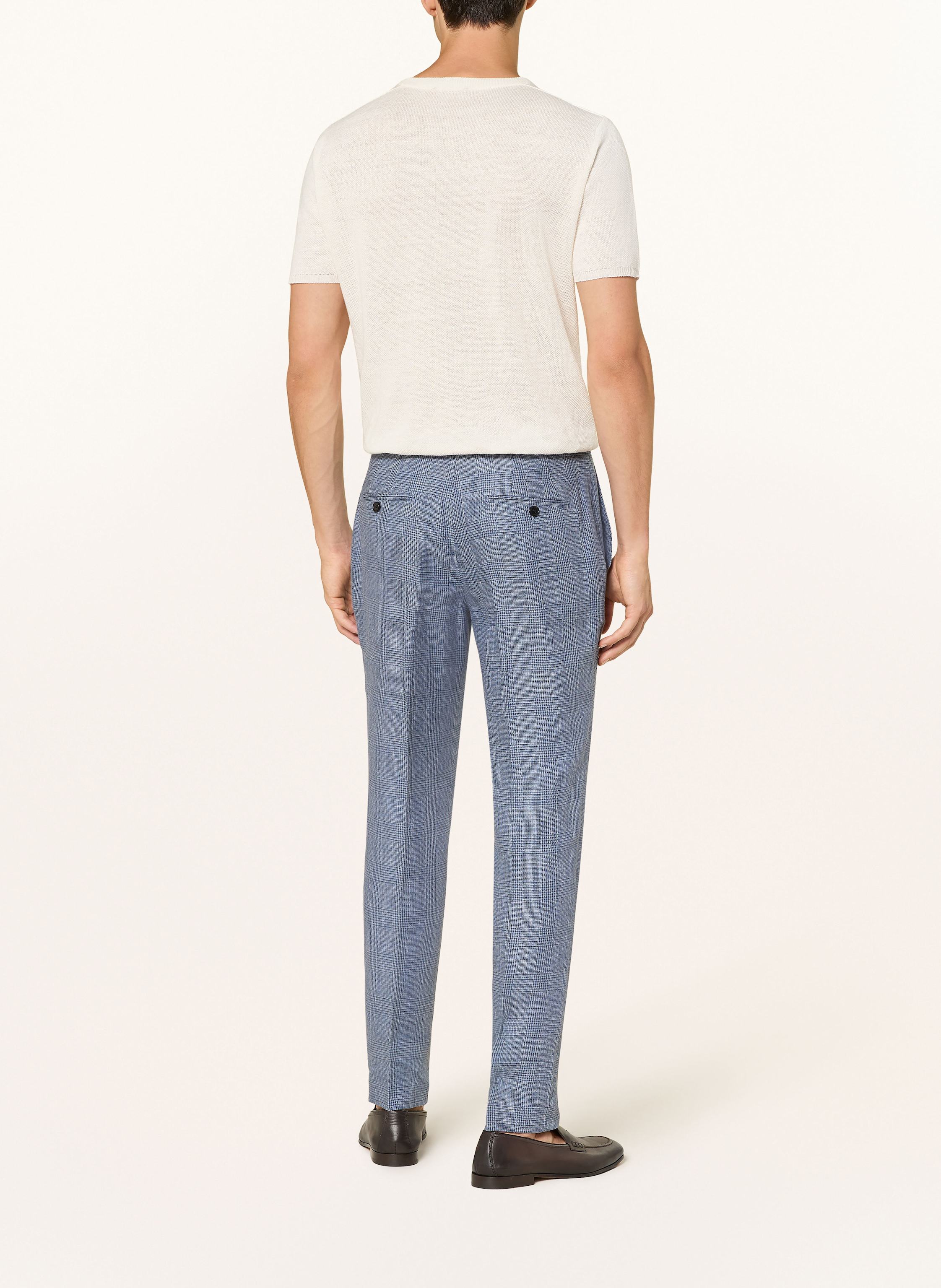 Thumbnail - Reiss Anzughose Reef Slim Fit Aus Leinen blau