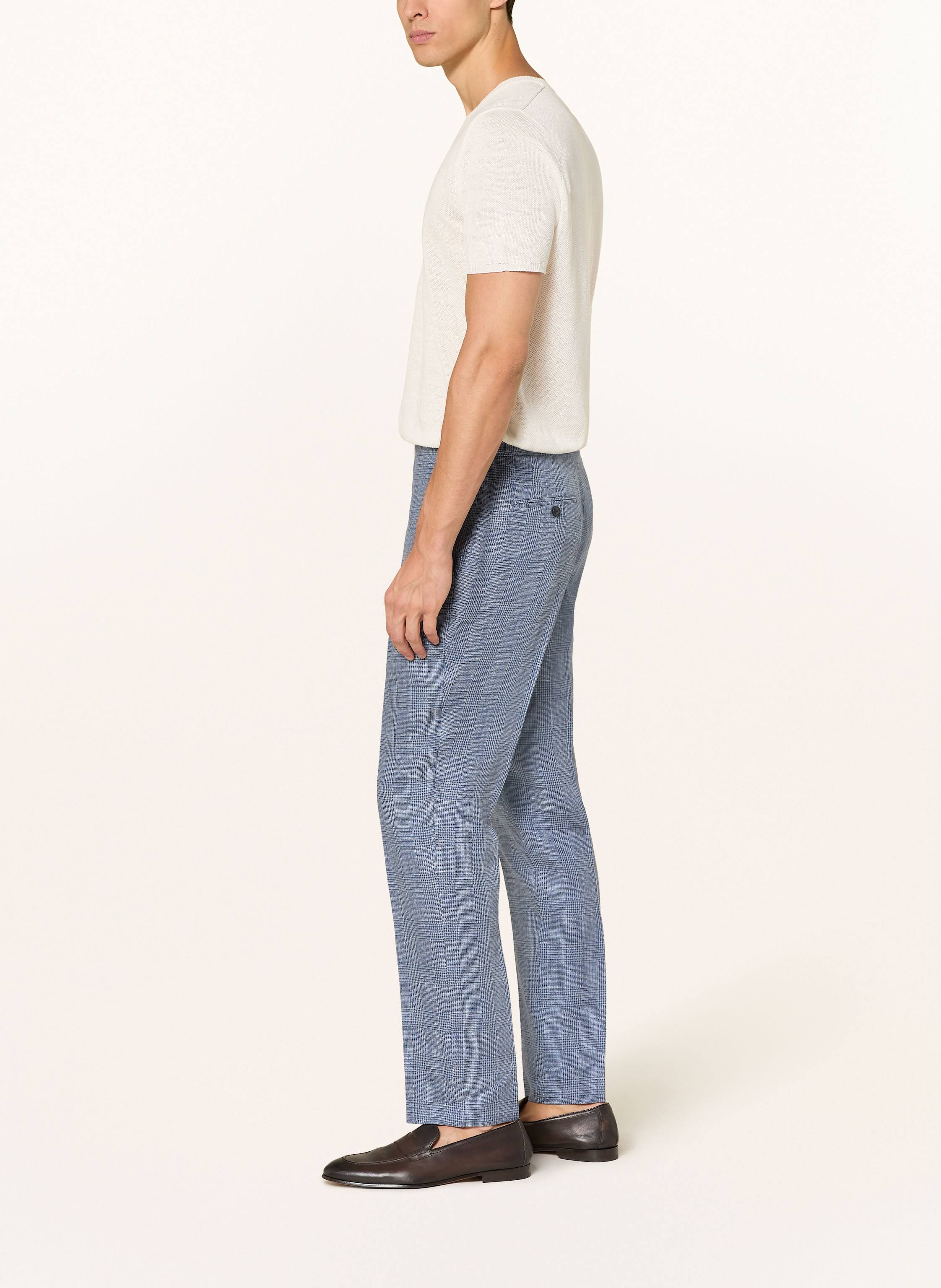 Thumbnail - Reiss Anzughose Reef Slim Fit Aus Leinen blau