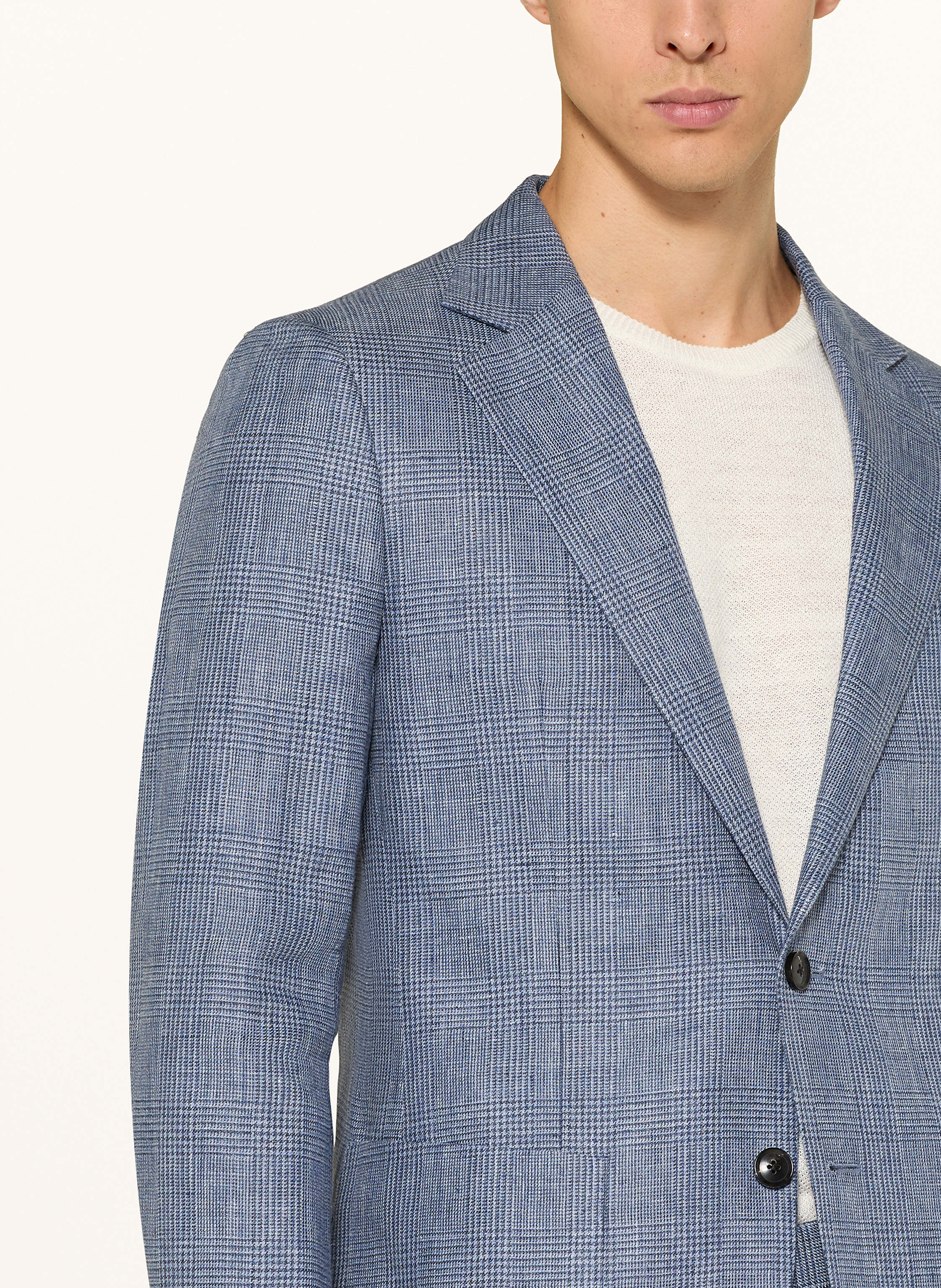 Thumbnail - Reiss Anzugsakko Gould Regular Fit Aus Leinen blau