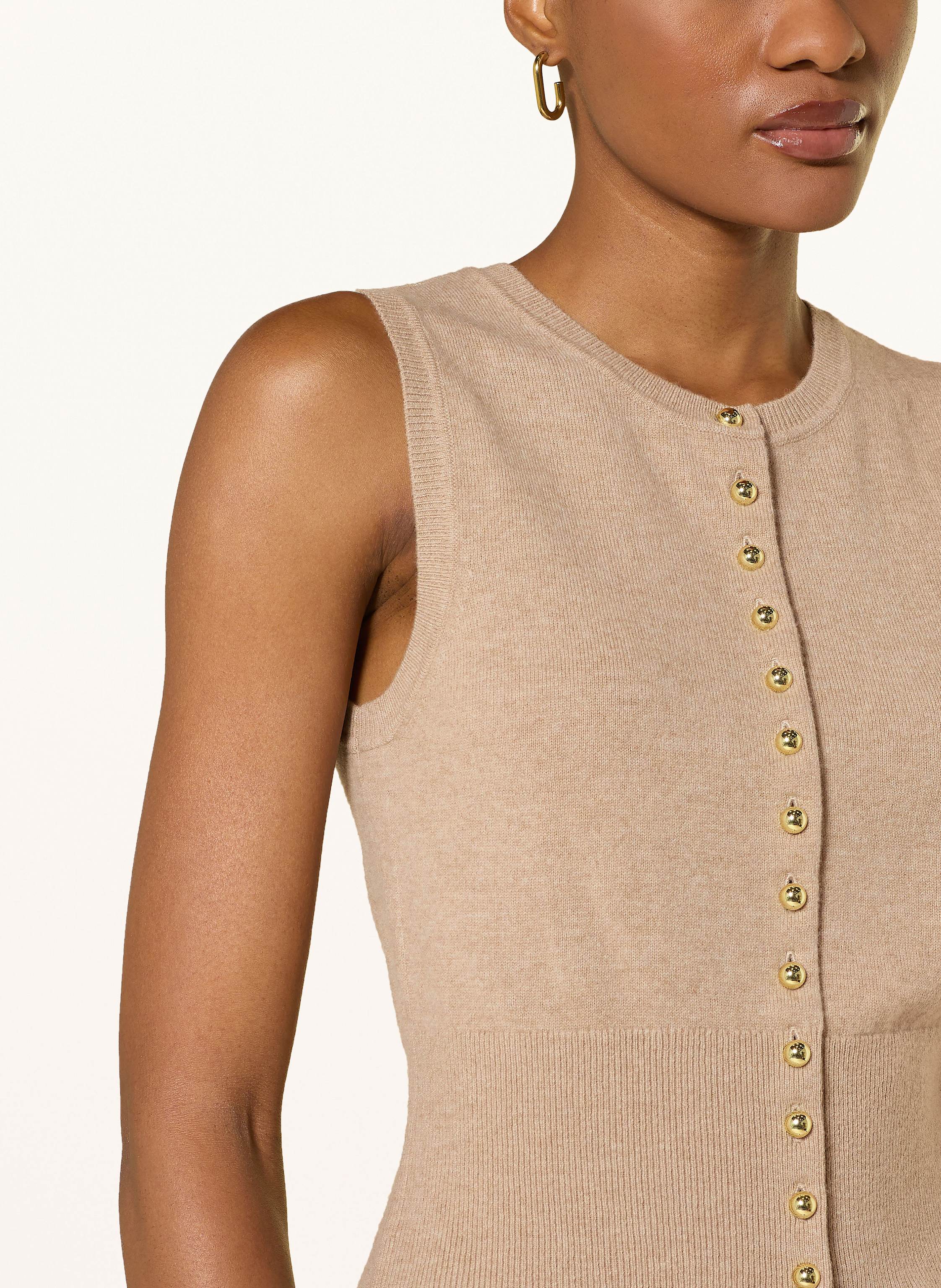 Thumbnail - Claudie Pierlot Strickweste beige