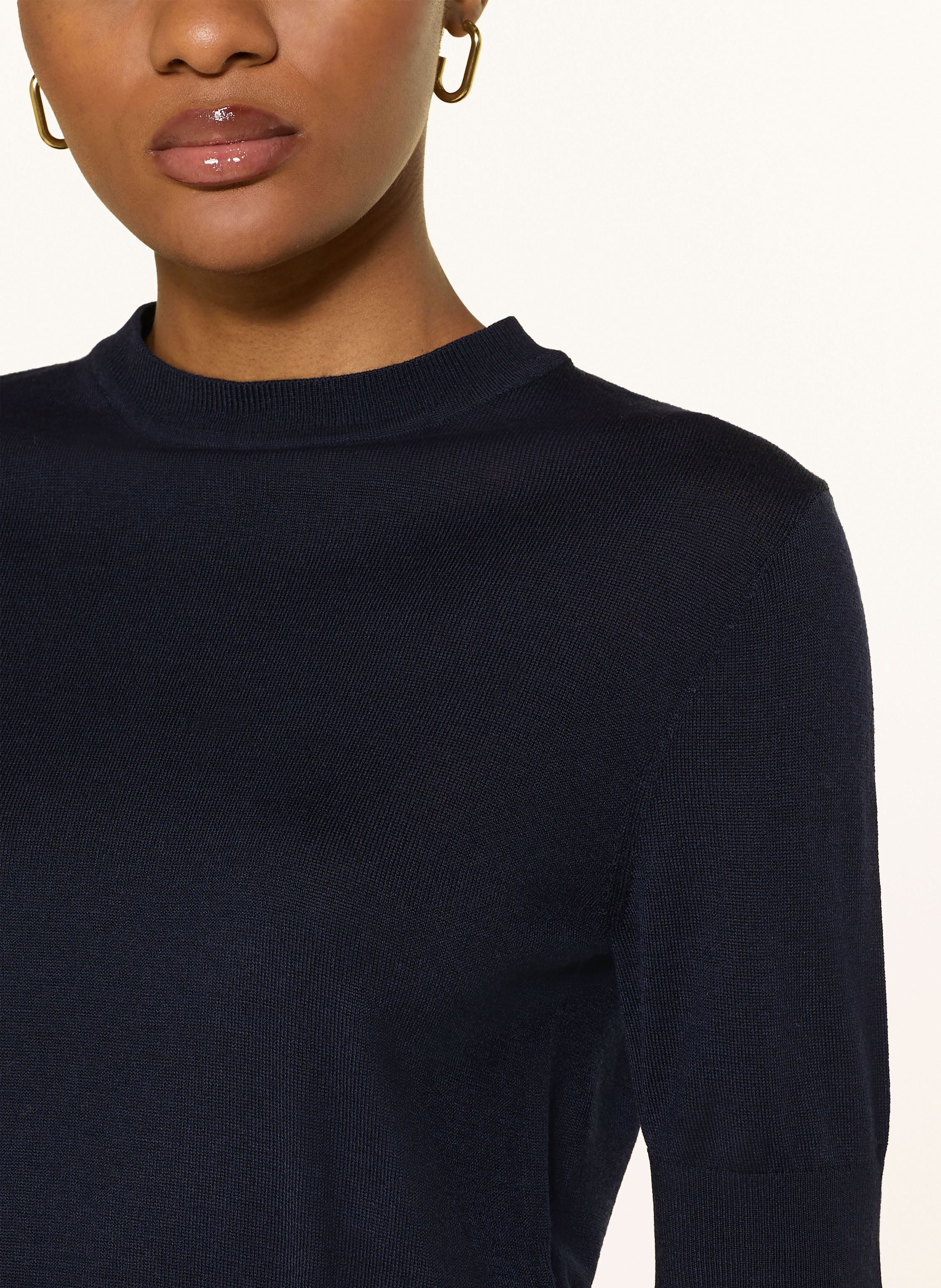 Thumbnail - Claudie Pierlot Strickshirt Mit Abnehmbarem Kragen blau