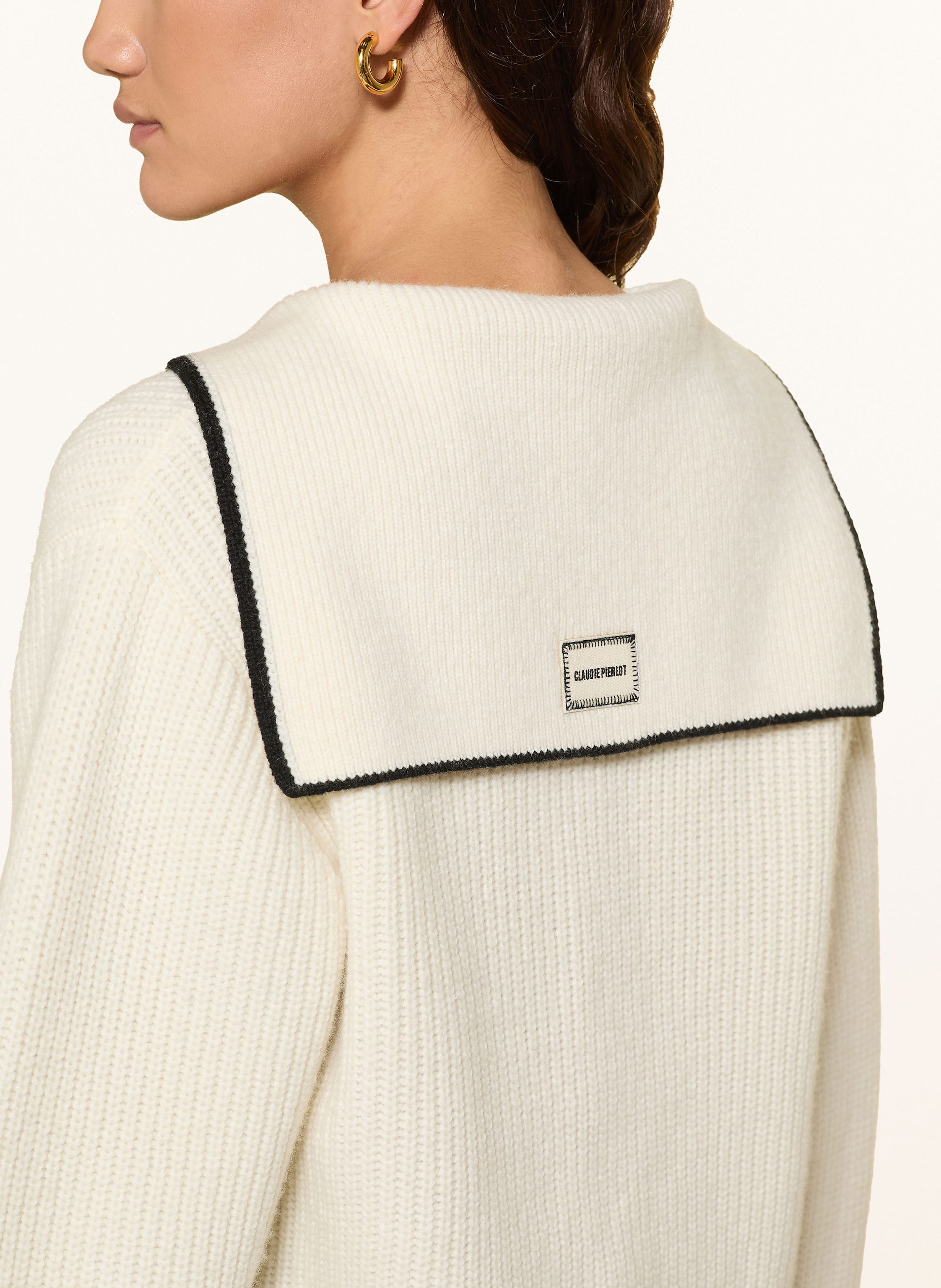 Thumbnail - Claudie Pierlot Strickjacke Madeleine weiss