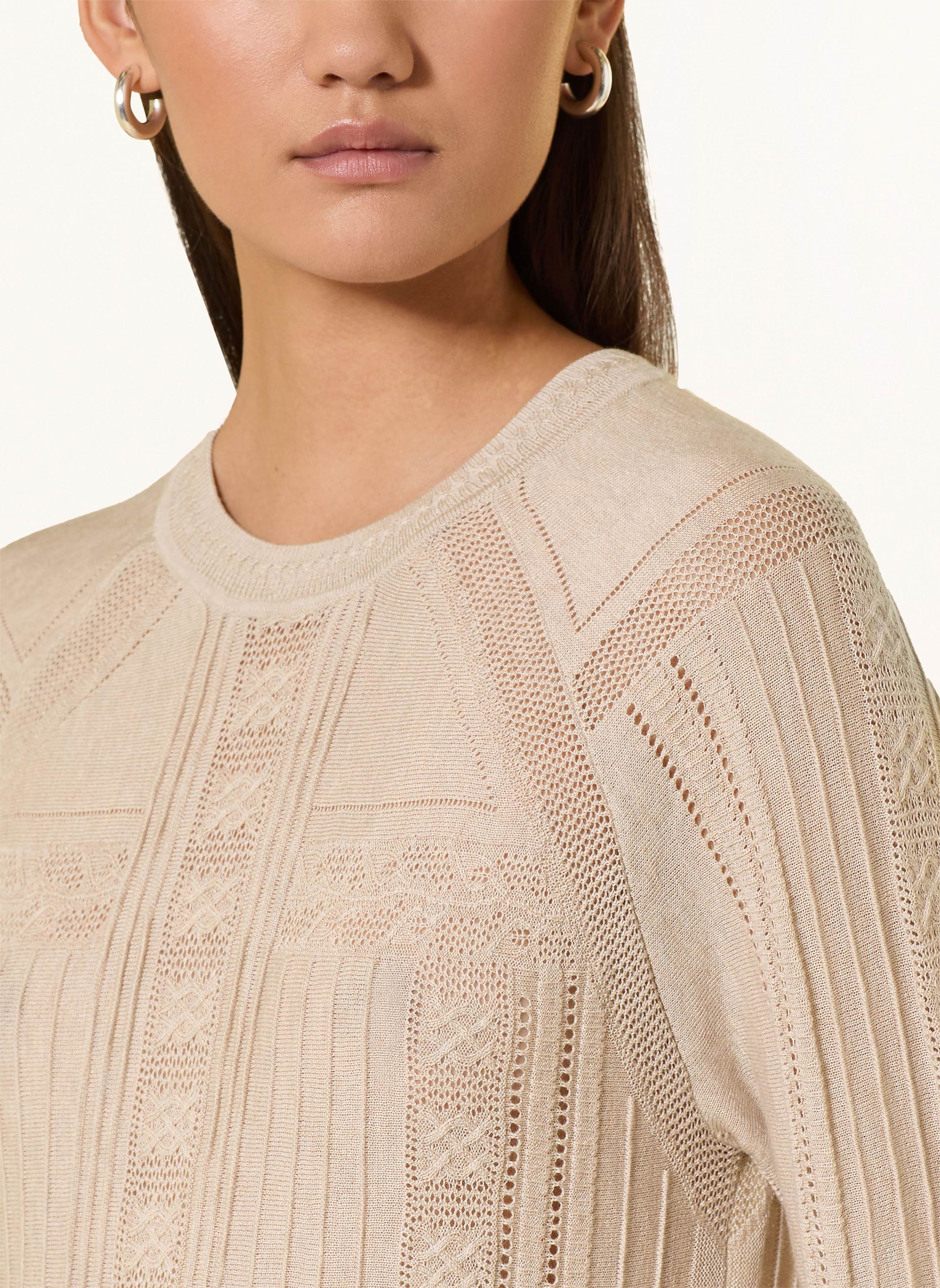 Thumbnail - Ba&Sh Strickshirt Philo Mit 3/4-Arm weiss
