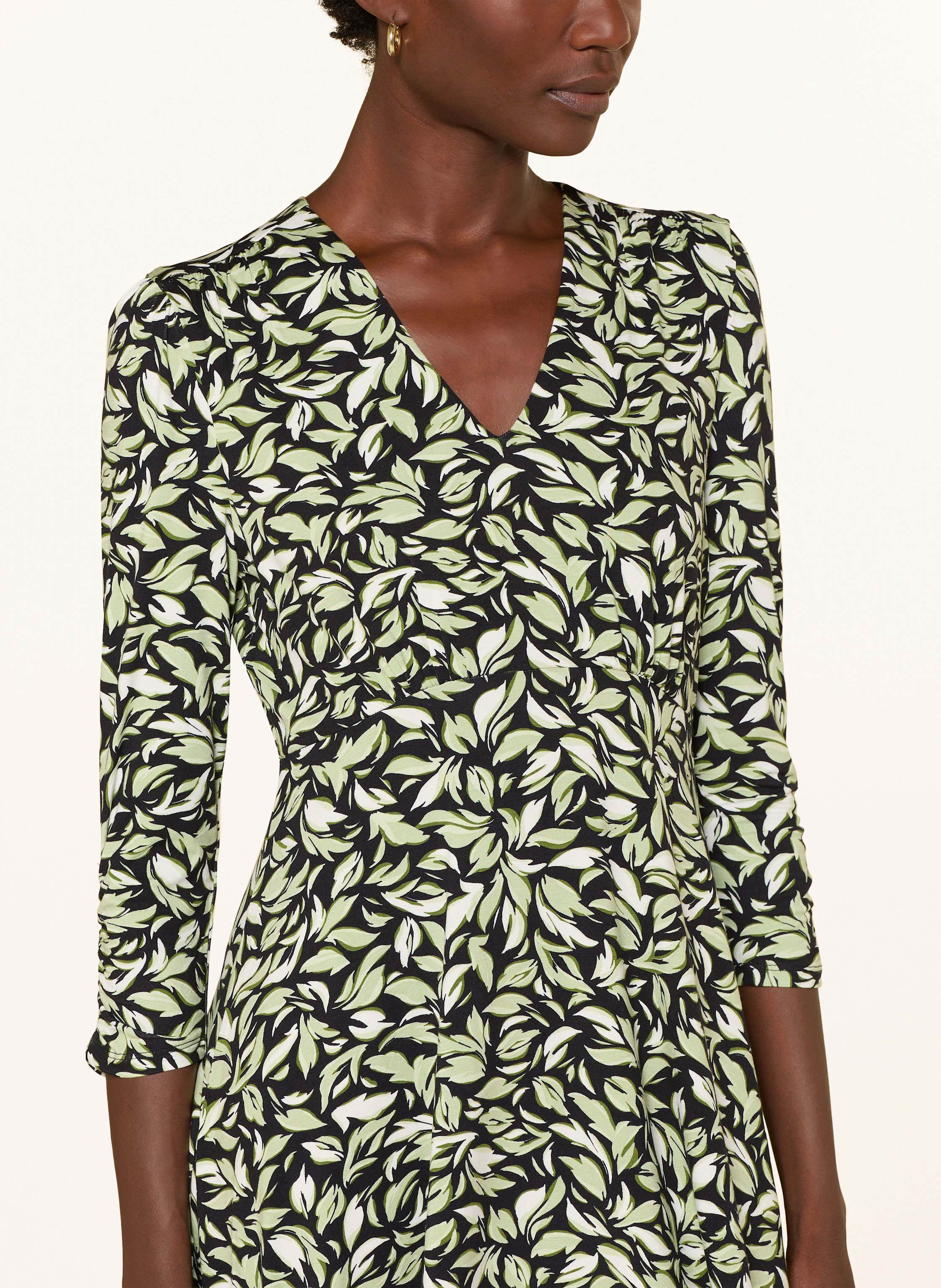 Thumbnail - Hobbs Jerseykleid Elosie Mit 3/4-Arm blau