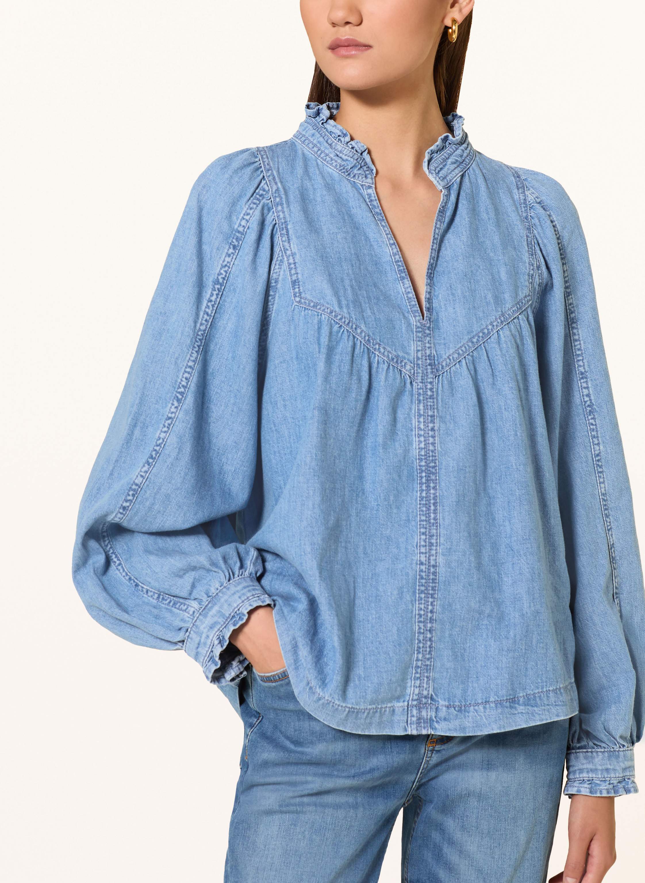 Thumbnail - Ba&Sh Blusenshirt Lay blau