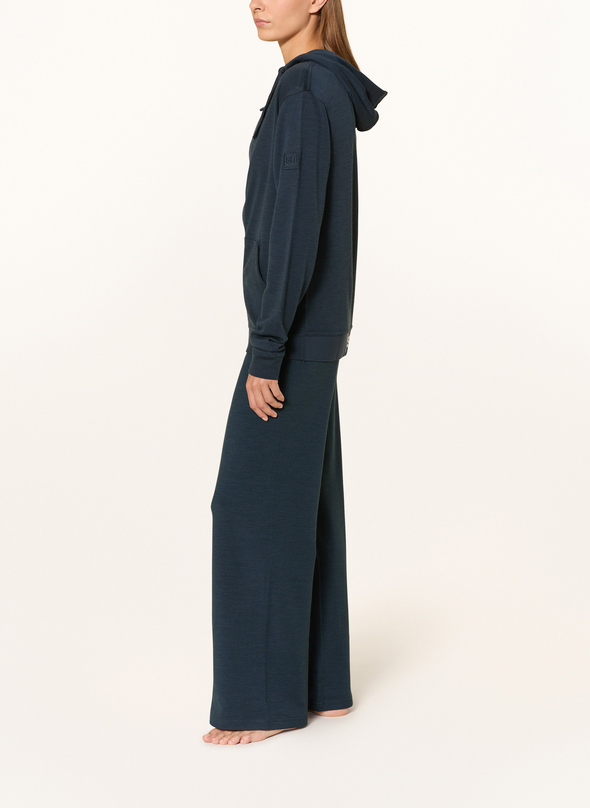 Thumbnail - Super.Natural Sweatjacke Solution Bio Mit Merinowolle blau