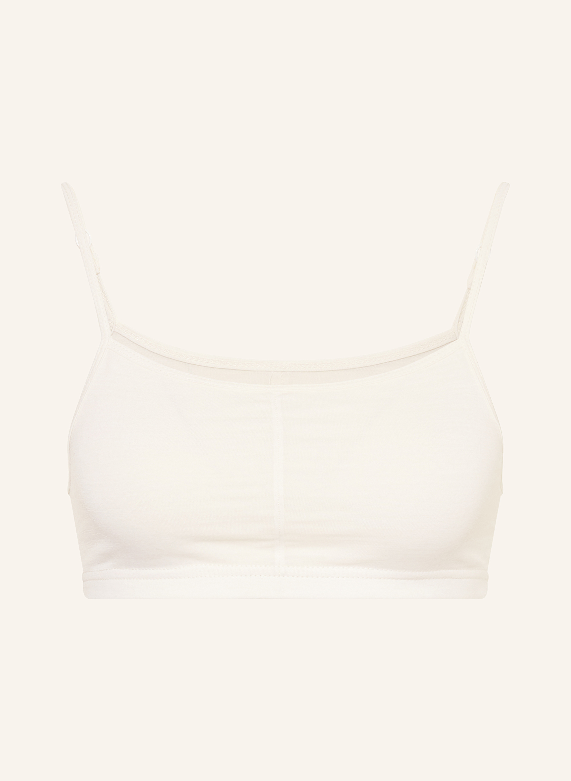 Super.Natural Funktionswäsche-Bustier Cosy Bra Mit Merinowolle weiss