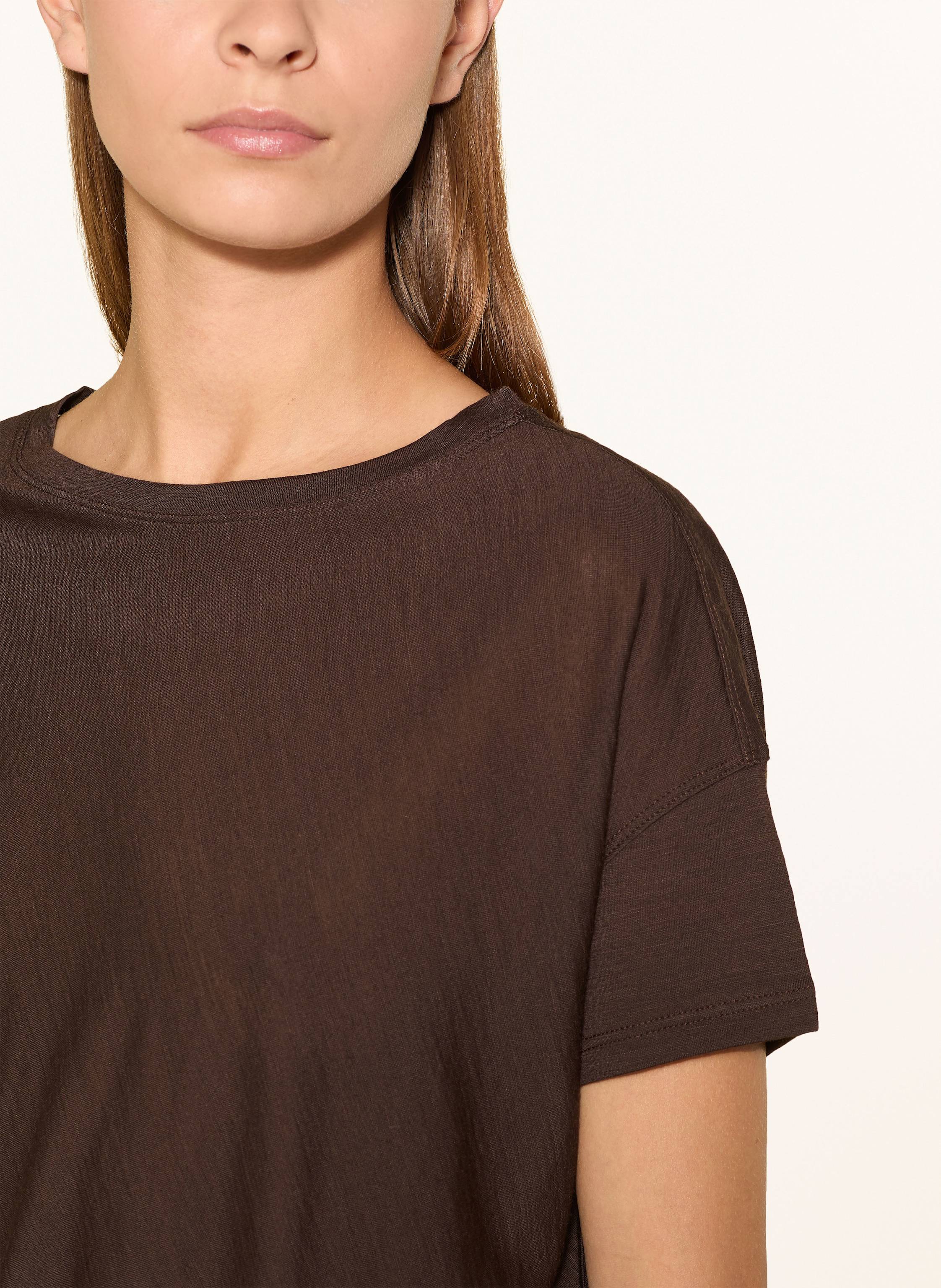 Thumbnail - Super.Natural T-Shirt Yoga Loose Mit Merinowolle braun