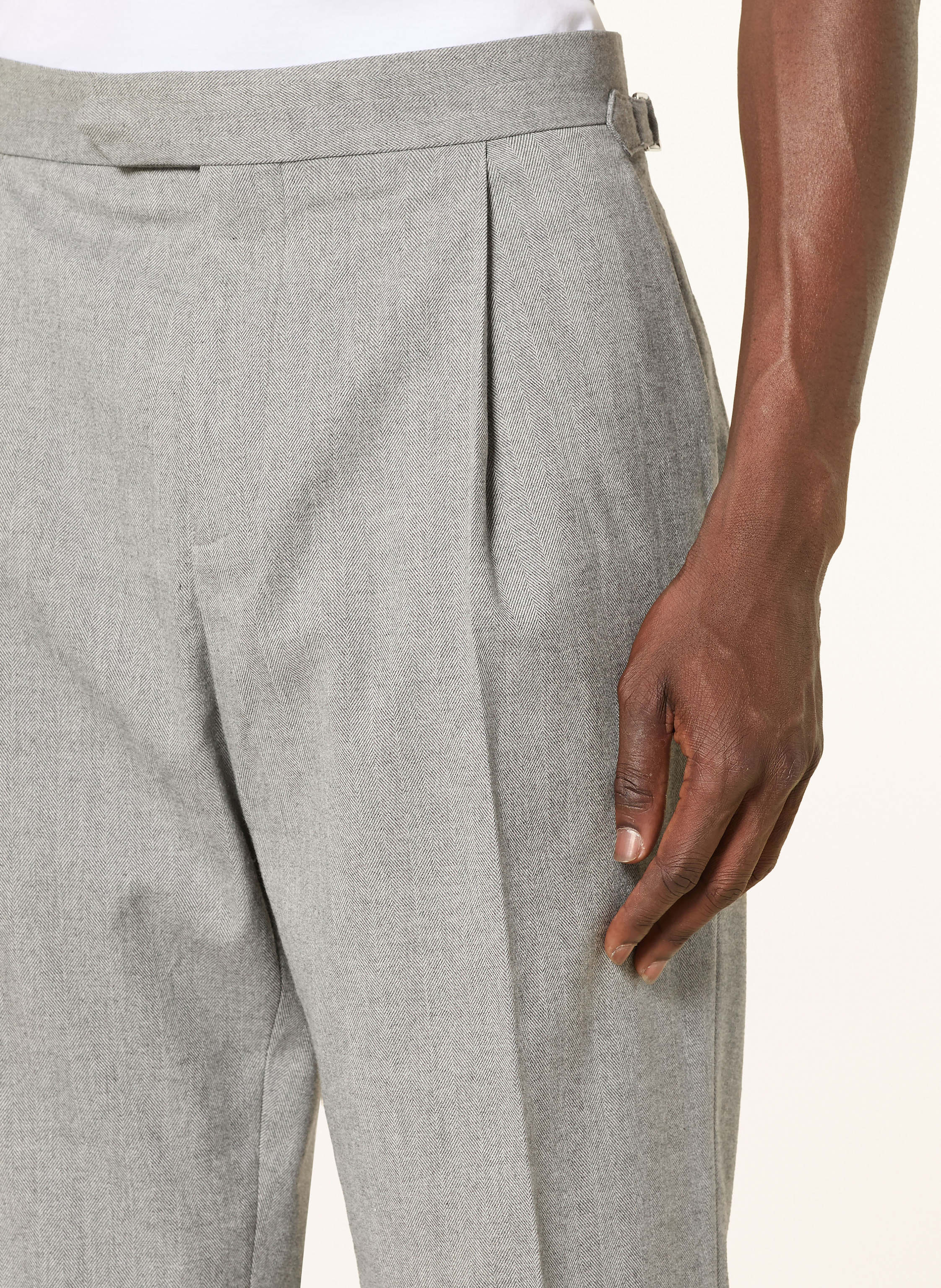Thumbnail - Reiss Hose Complex Regular Fit grau