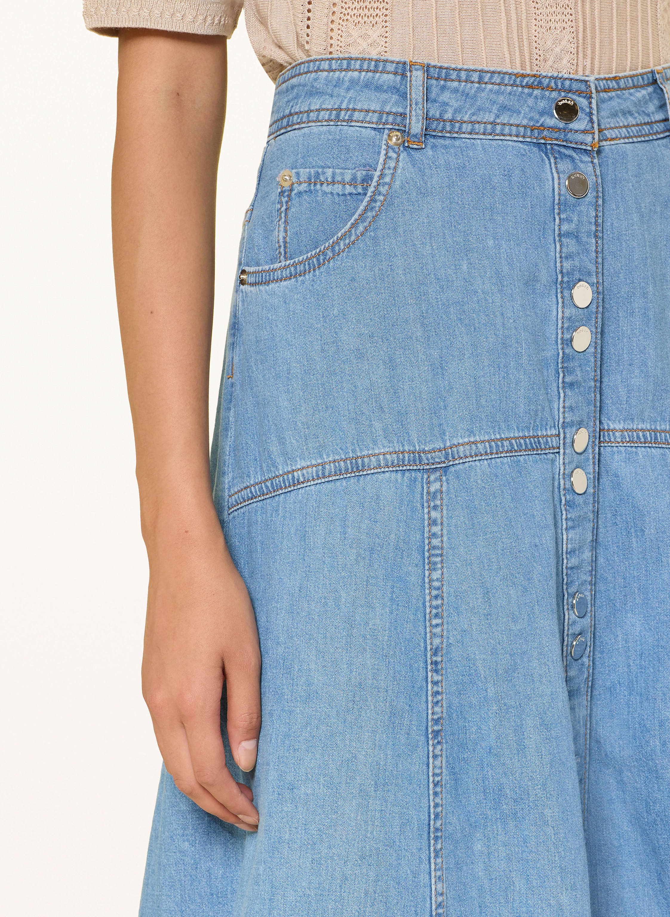 Thumbnail - Ba&Sh Jeansrock Laddie blau