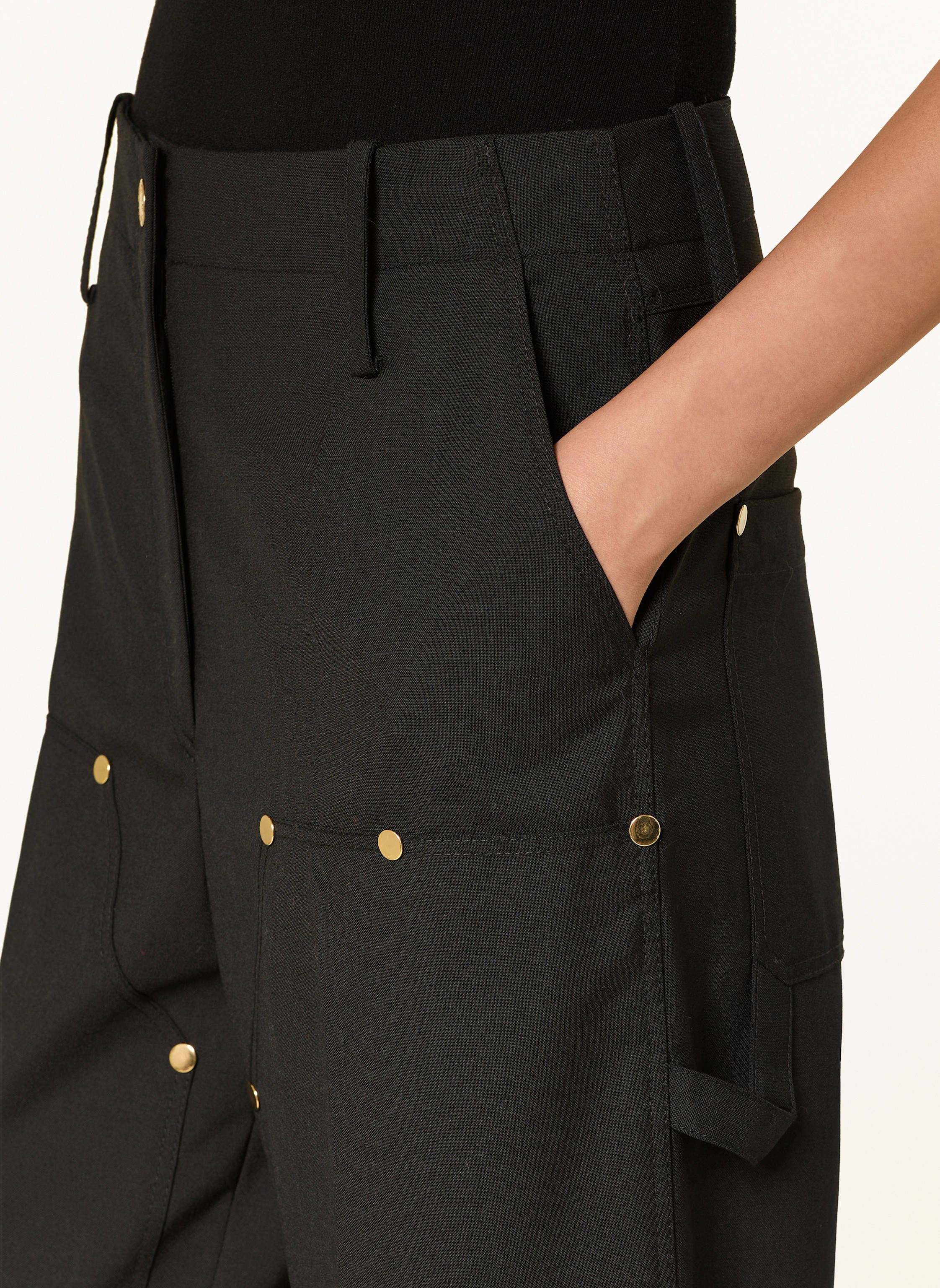 Thumbnail - Sandro Hose Mit Nieten schwarz