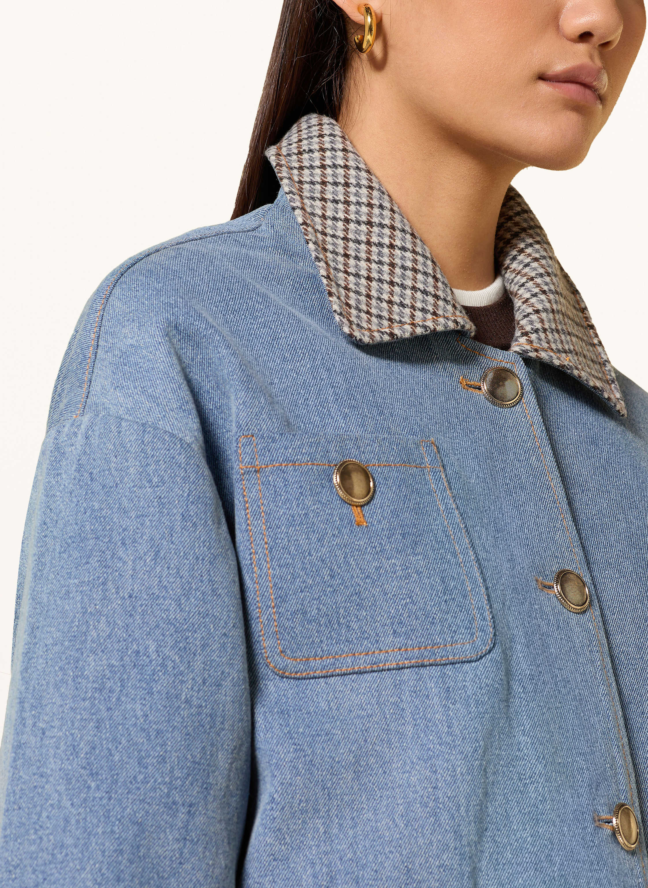 Thumbnail - Sandro Jeansjacke blau