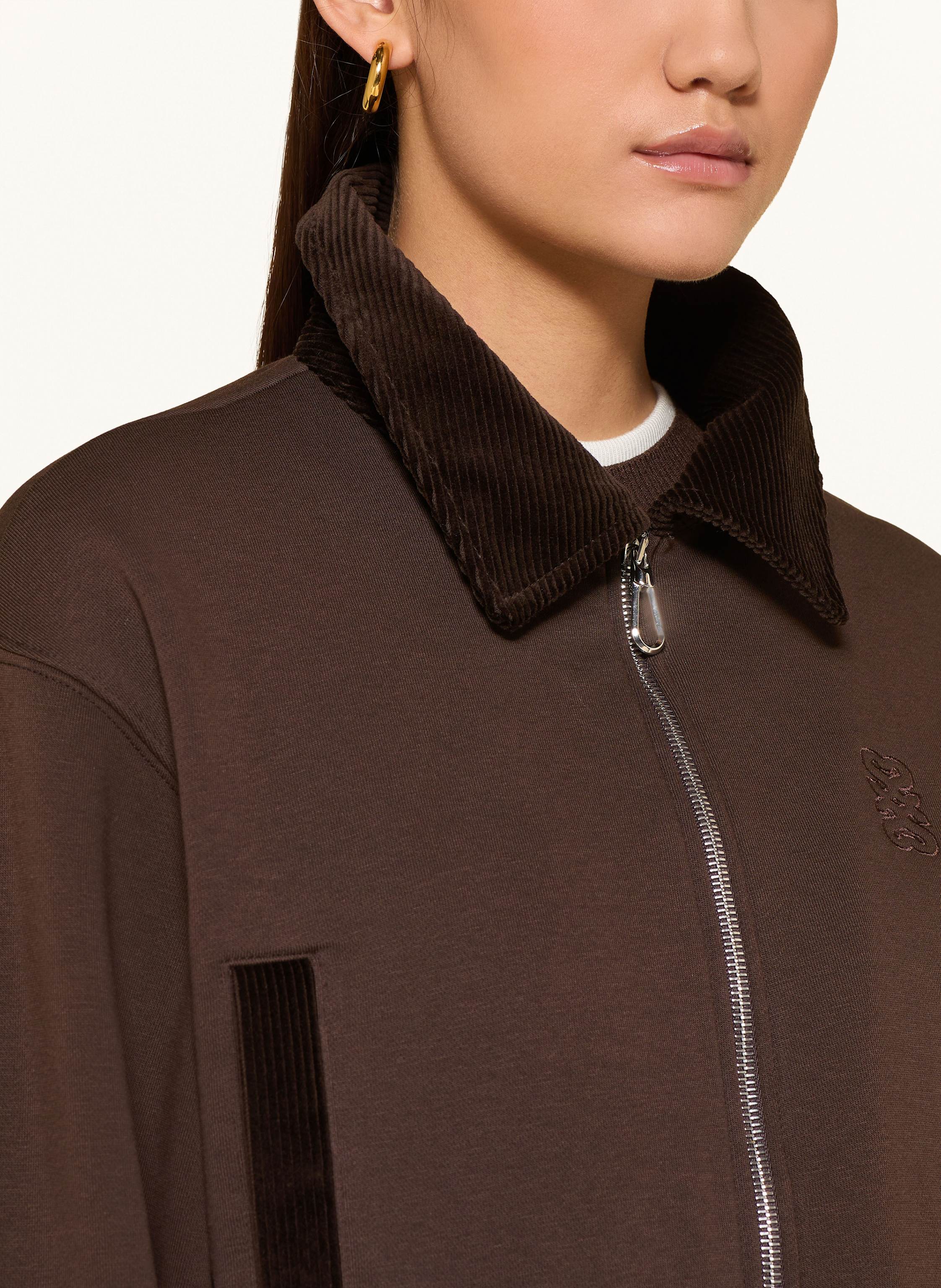 Thumbnail - Sandro Sweatjacke braun