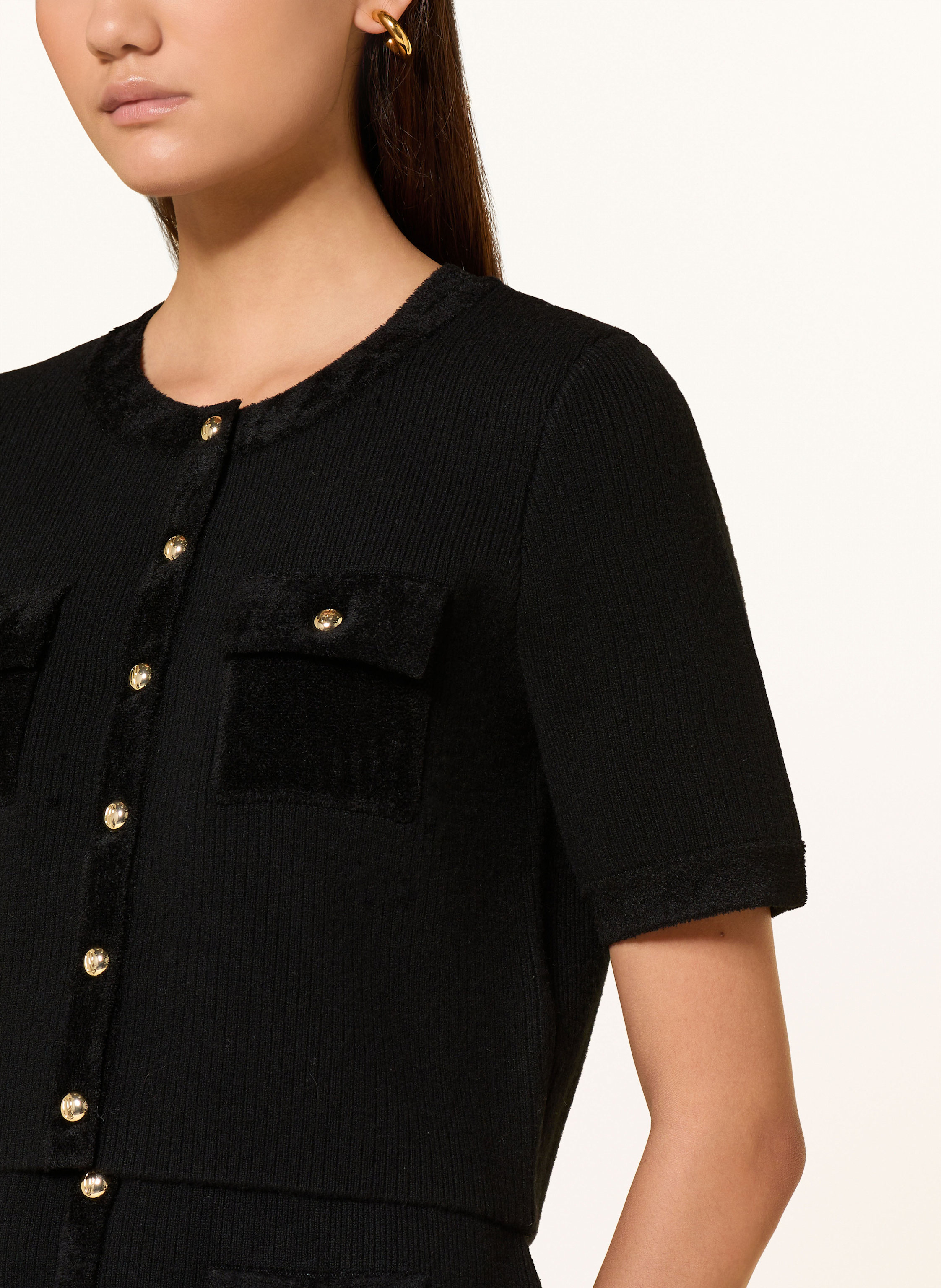 Thumbnail - Claudie Pierlot Strickjacke schwarz