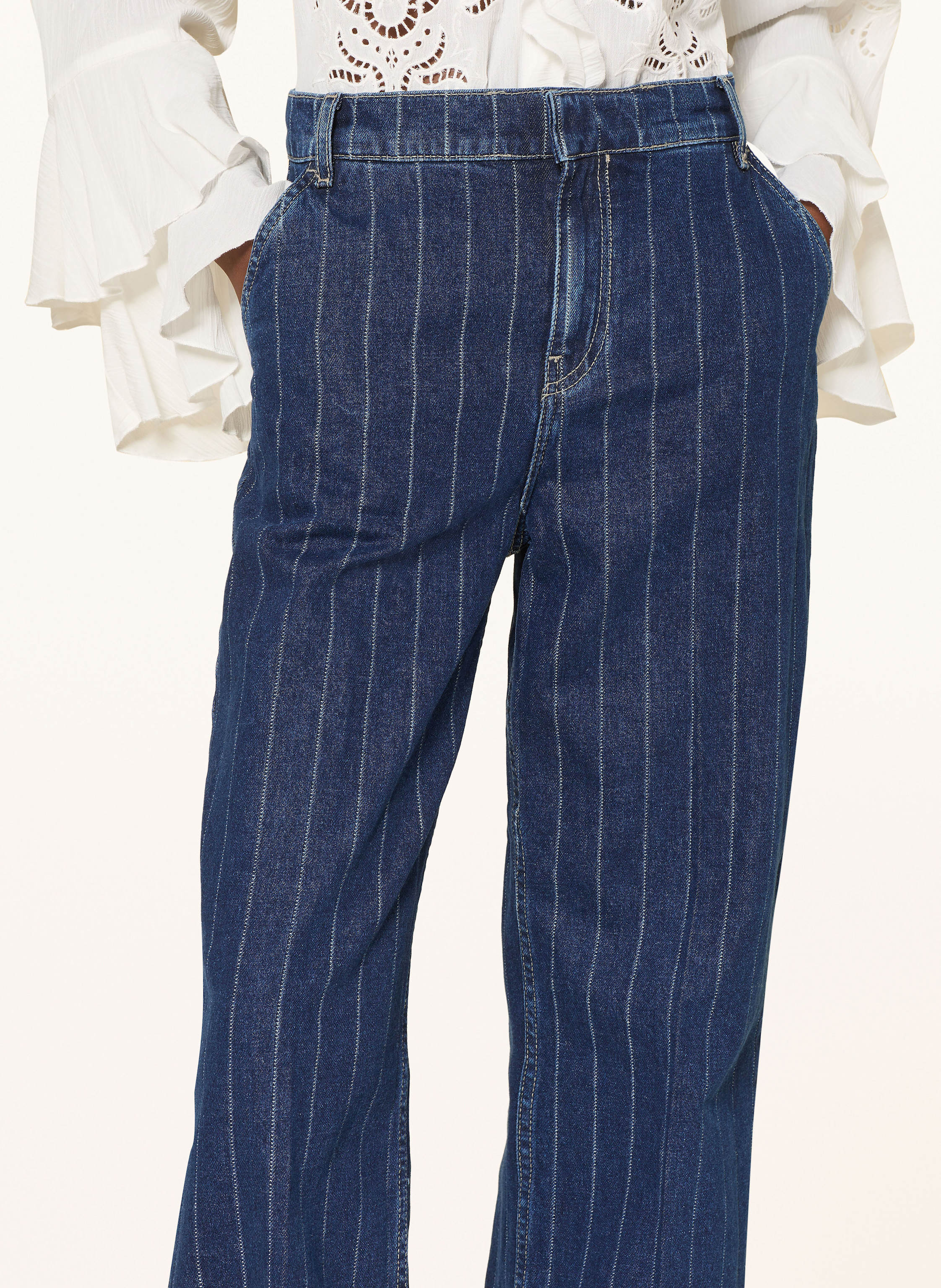 Thumbnail - Ba&Sh Wide Leg Jeans Recchi blau